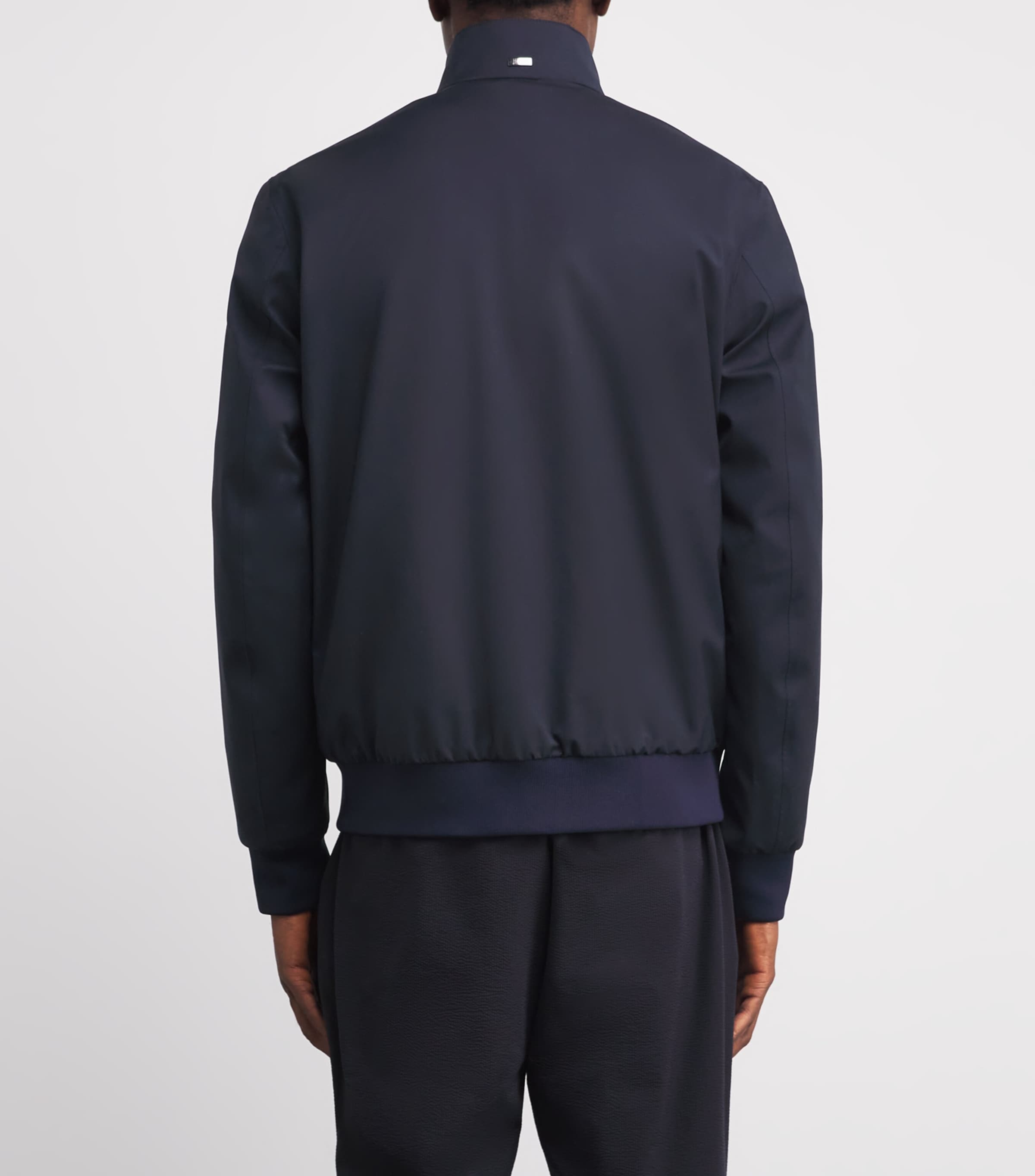 Virgin Wool Bomber Jacket BLU 9201 Image 4