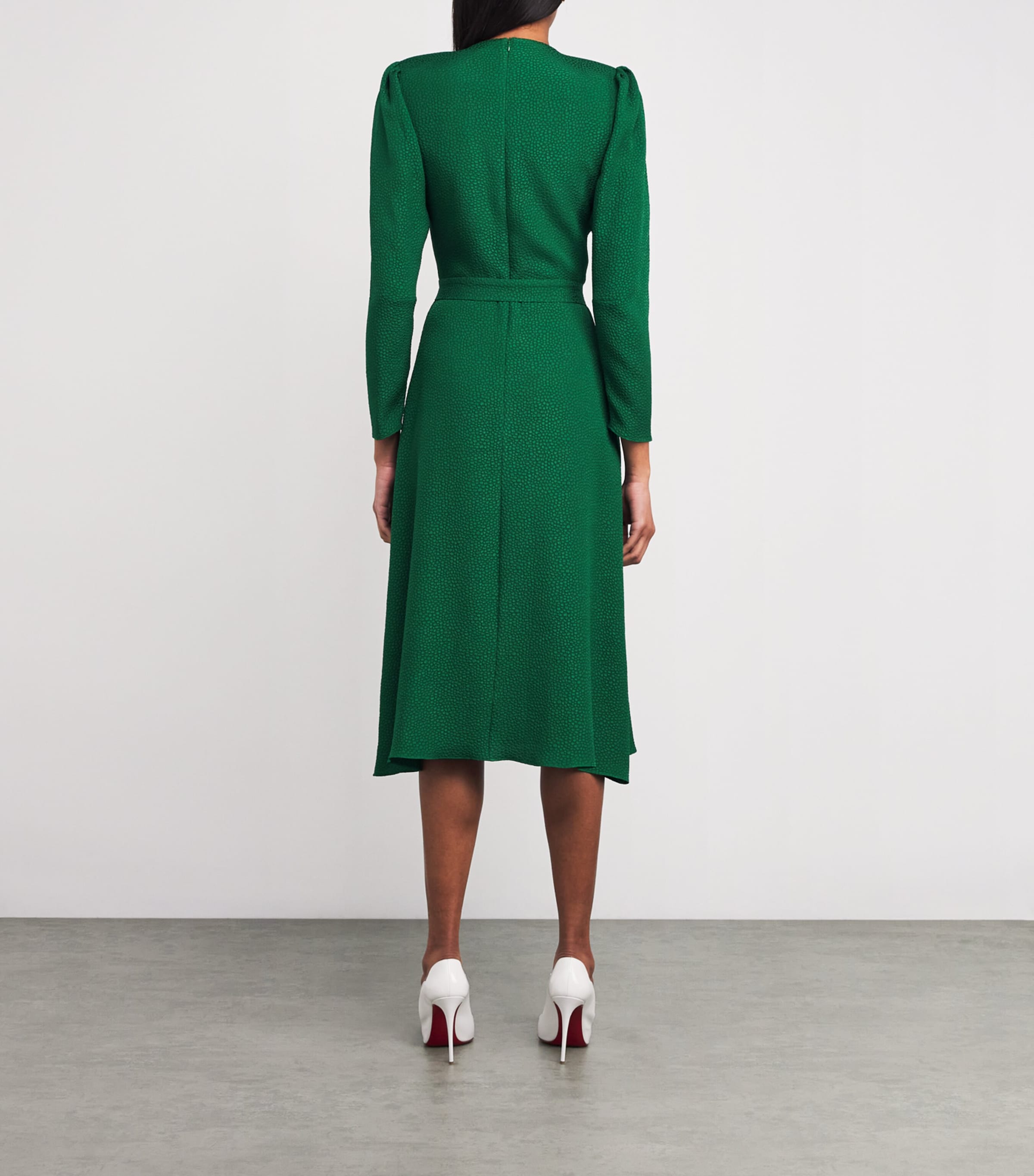 Bubble Jacquard Diana Midi Dress BOT Image 3