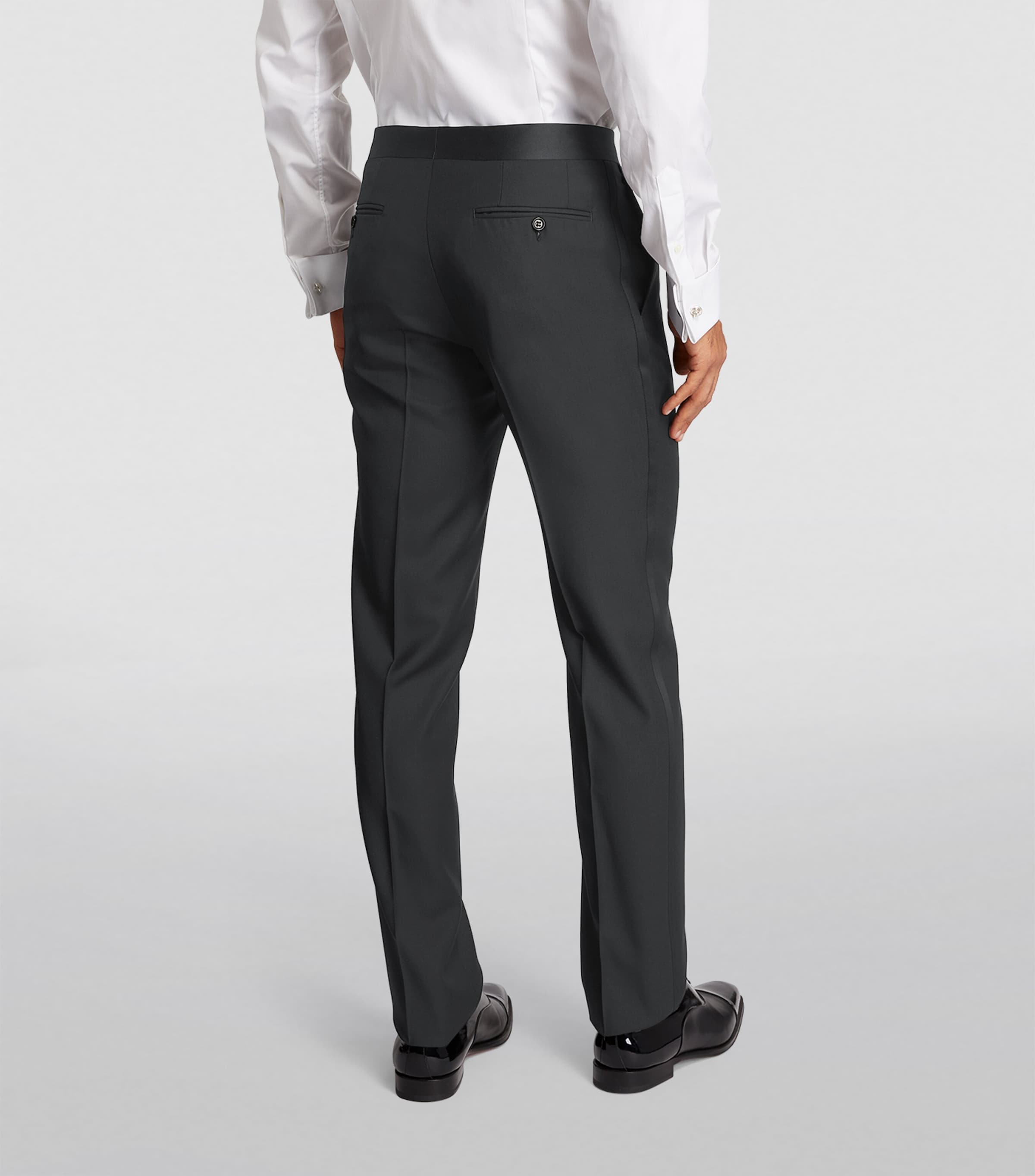 Wool Suit 10 BLACK Image 7