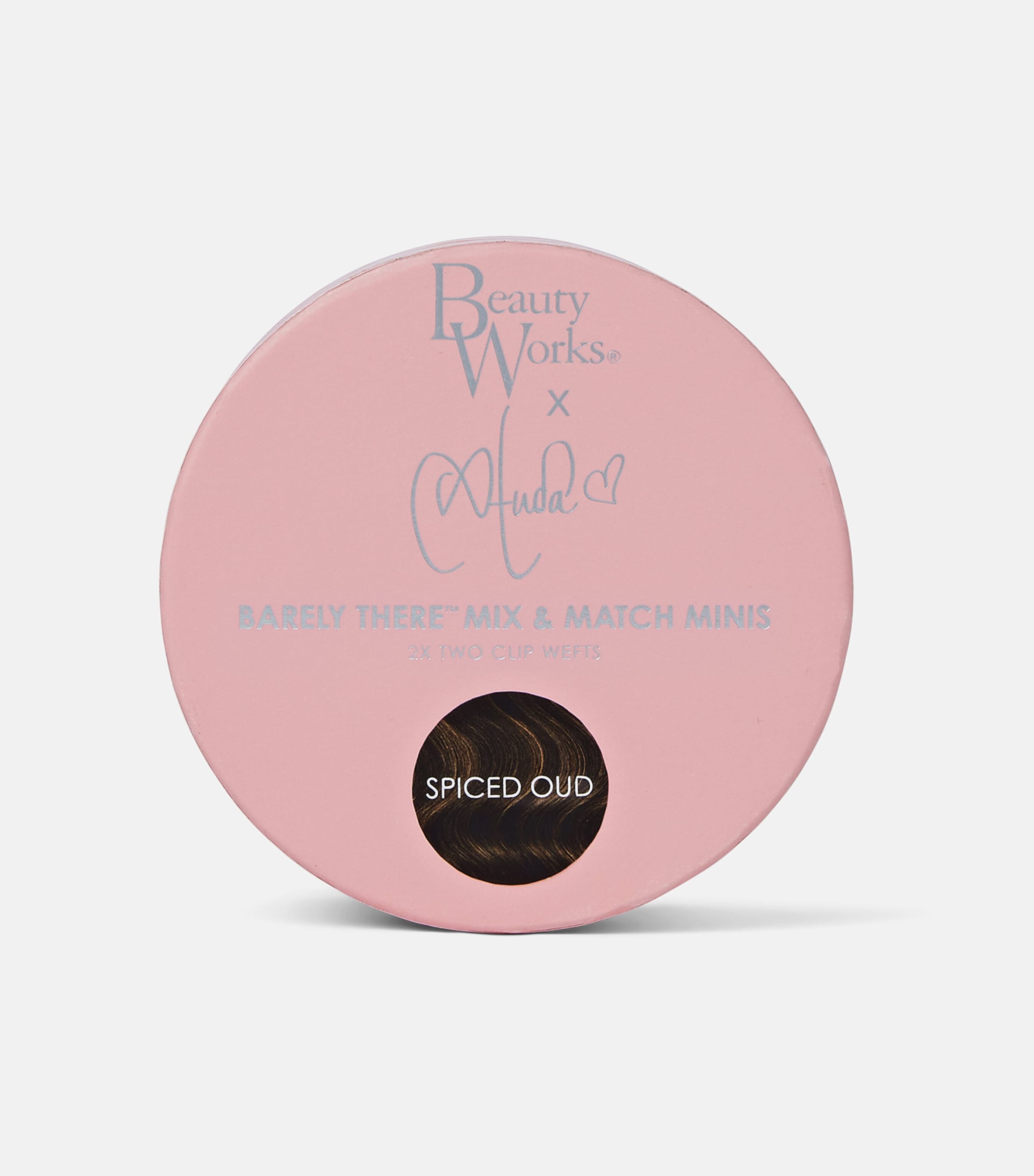 Beauty Works x Huda BARELY THERE Mix & Match Minis Clip-In Hair Extensions (20") CHAMPAGNE BLONDE Image 3