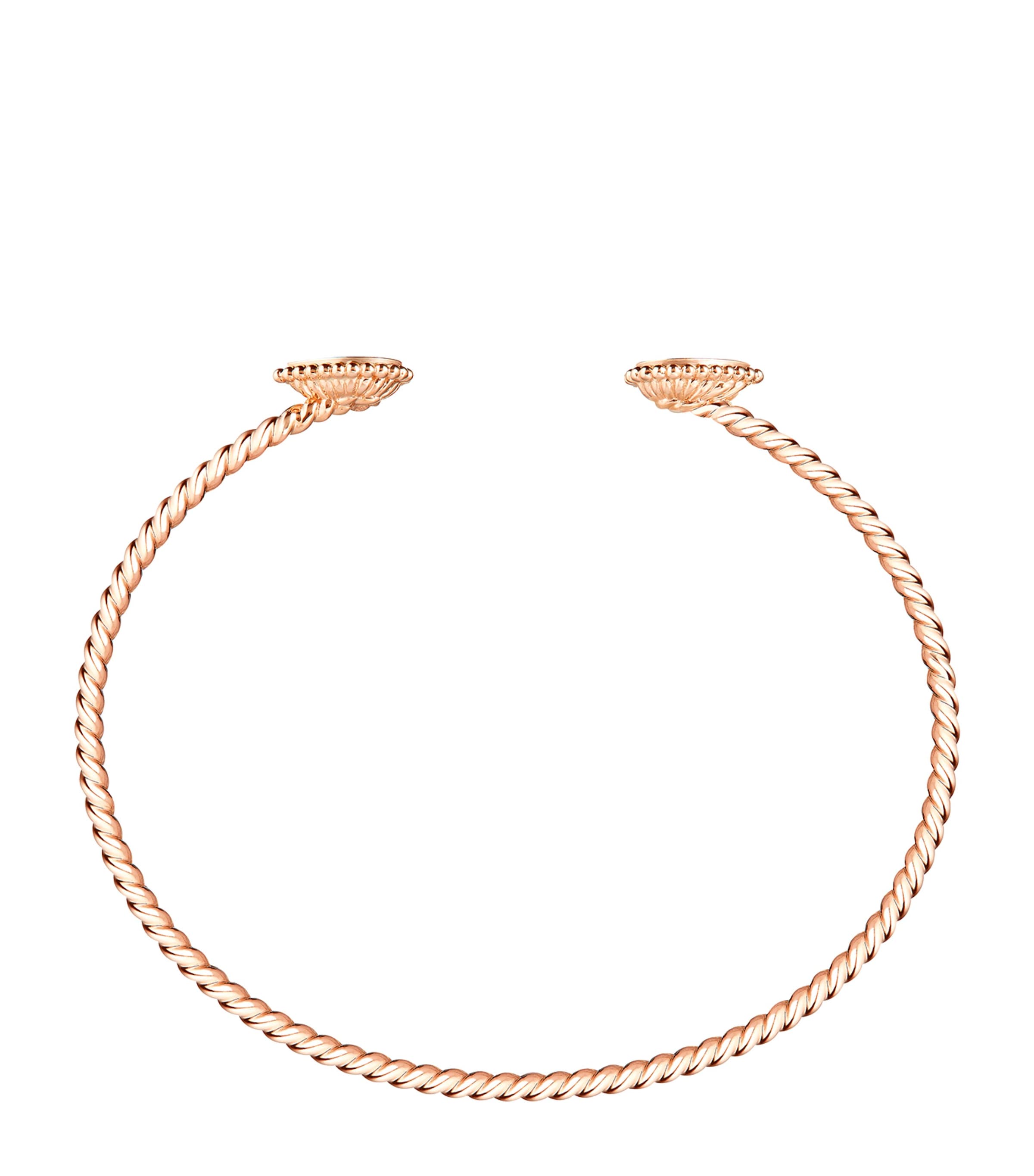 Rose Gold and Diamond Serpent Bohème Bangle PINK GOLD Image 3