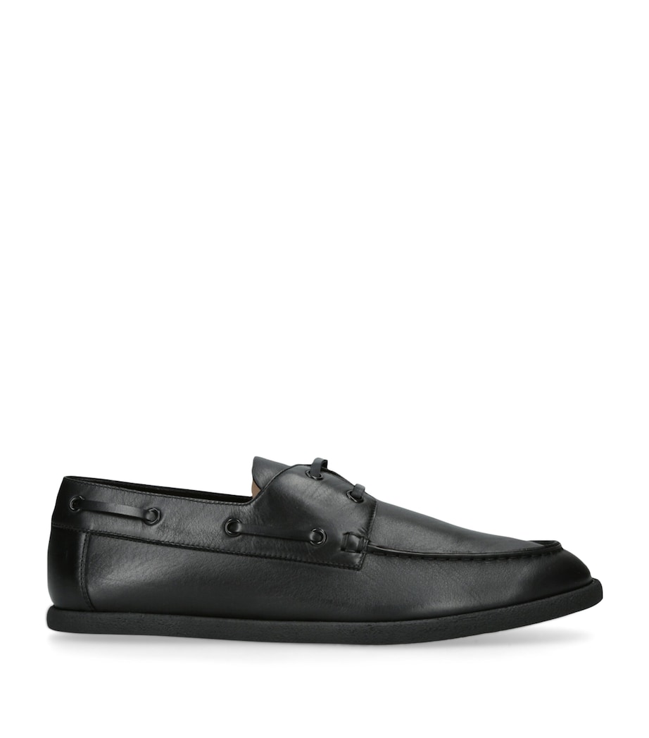 Novus Leather Sailor Shoes BLACK Image 1
