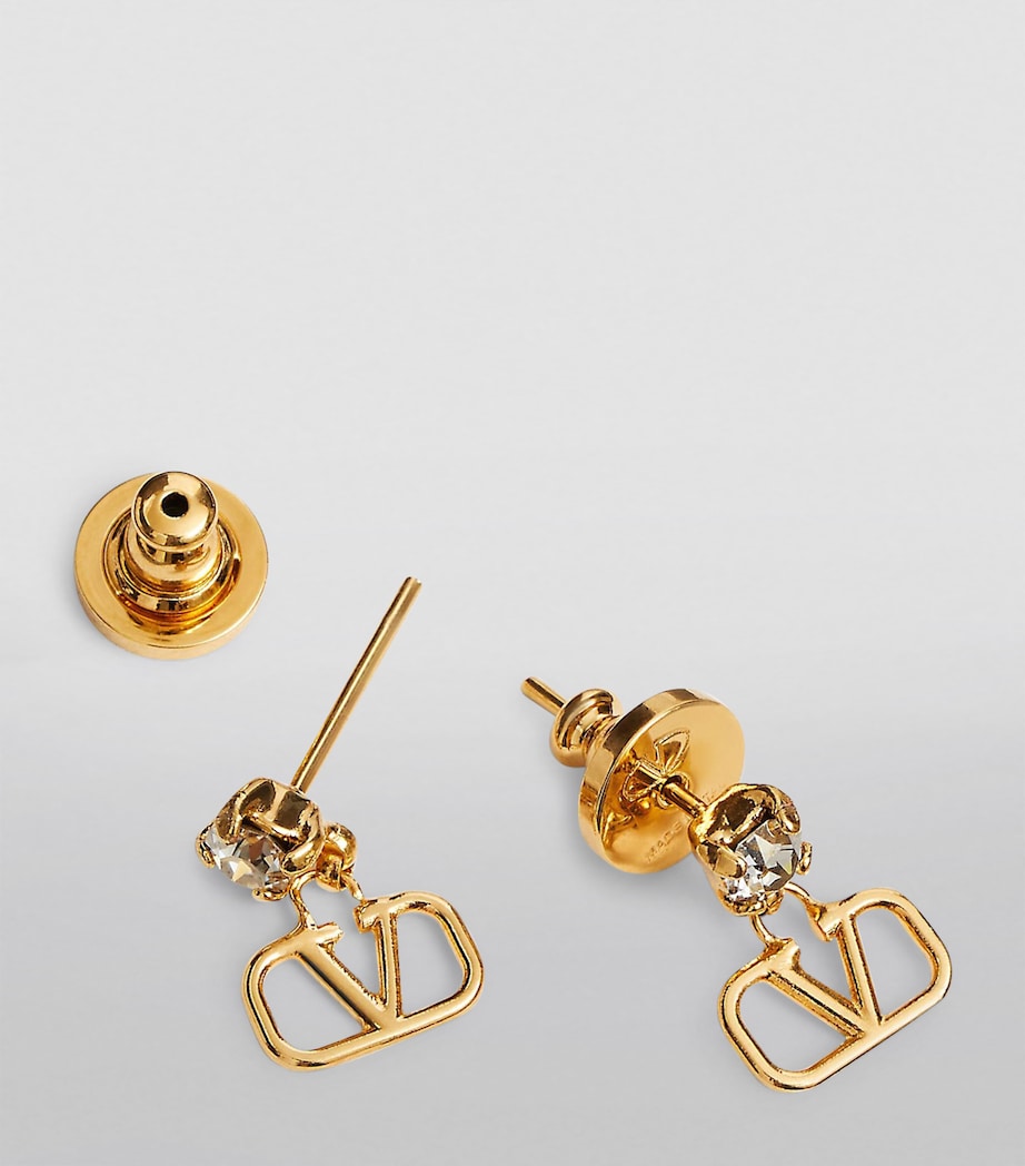 VLogo Pendant Earrings MH5 Image 3
