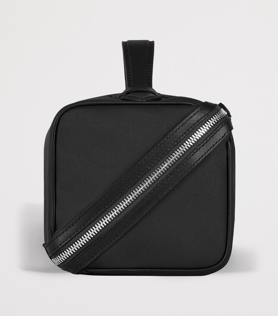 Montblanc Leather-Trim Toiletry Case Black Image 3
