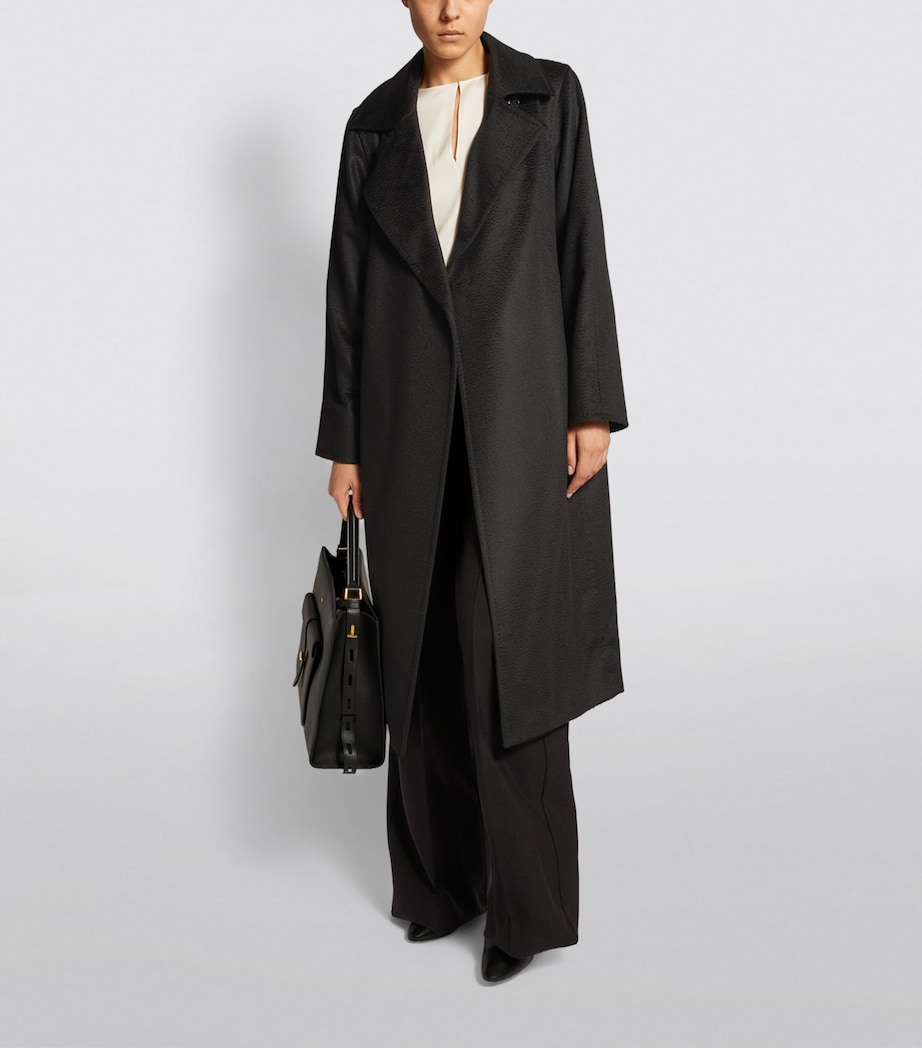 Manuela Belted Coat BLACK Image 2
