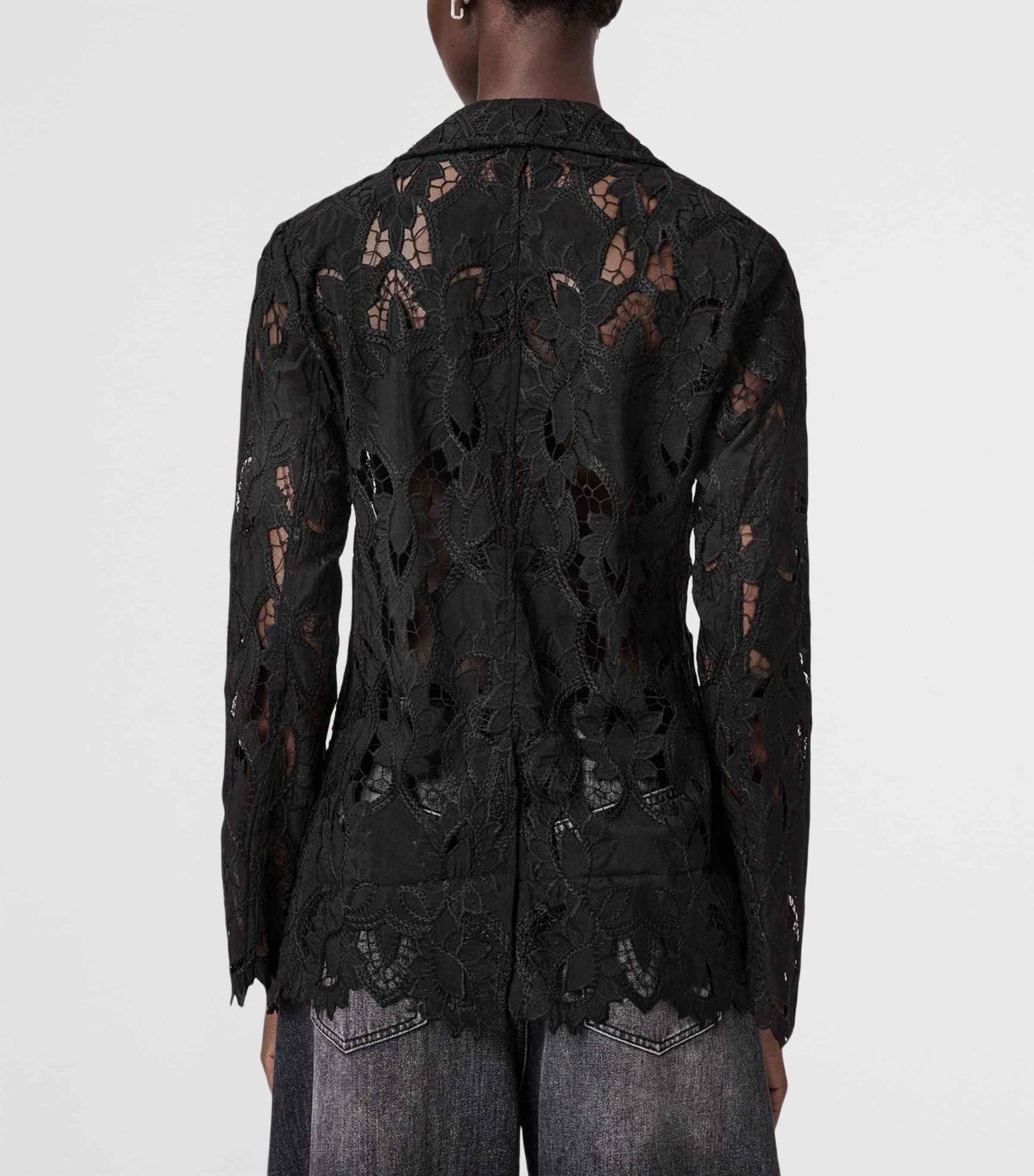 Charli Embroidered Blazer BLACK Image 5