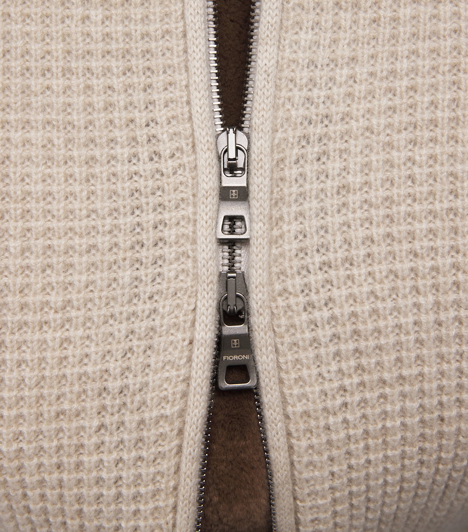 Cashmere-Mink Bomber Jacket A.29 DUST NATURAL Image 5