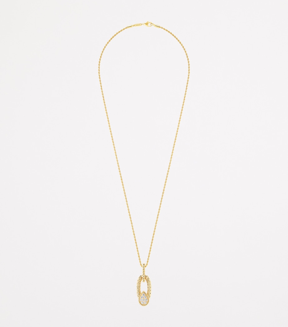 Yellow Gold and Diamond Serpent Bohème Vintage Necklace YELLOW GOLD Image 2