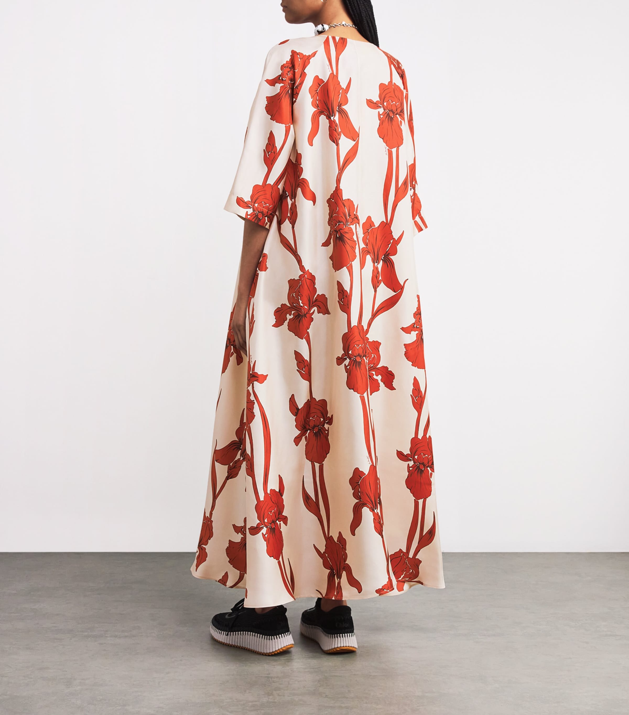 silk muumuu dress Ombre Purple Silk Muumuu Dress  Atelier Pichita