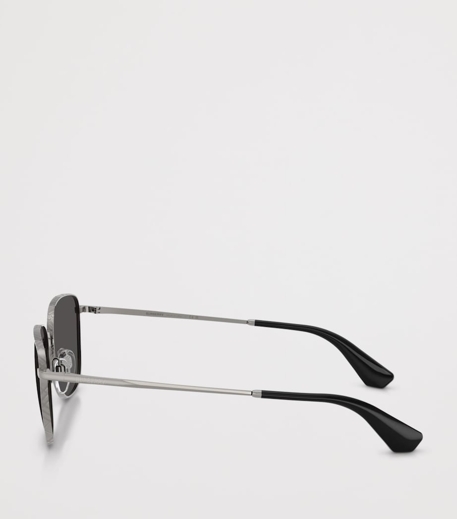 Burberry Metal BE3171 Square Sunglasses Grey Image 3