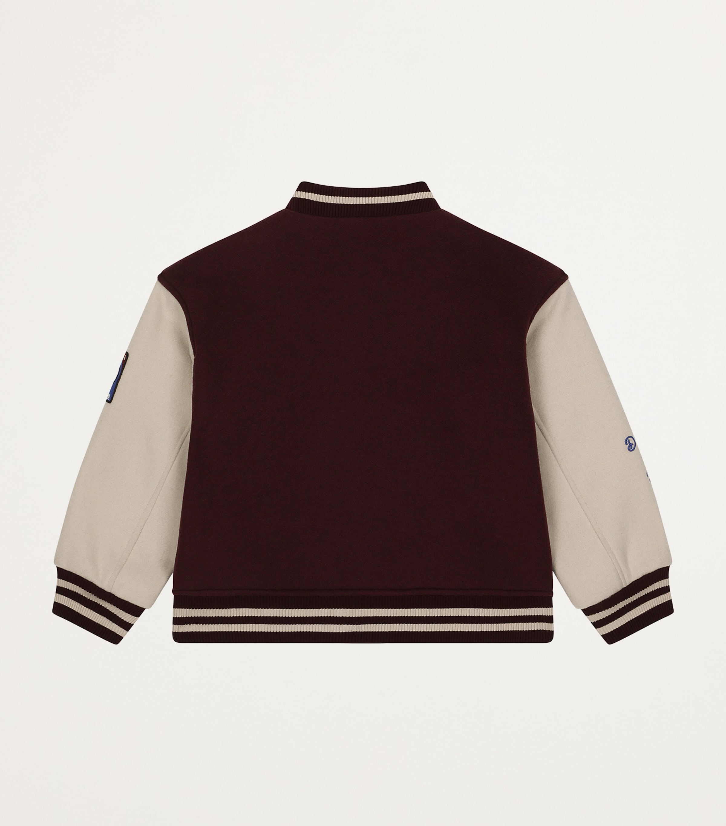 Dolce&Gabbana Kids Virgin Wool-Blend Bomber Jacket (8-12+ Years) Combi Image 2