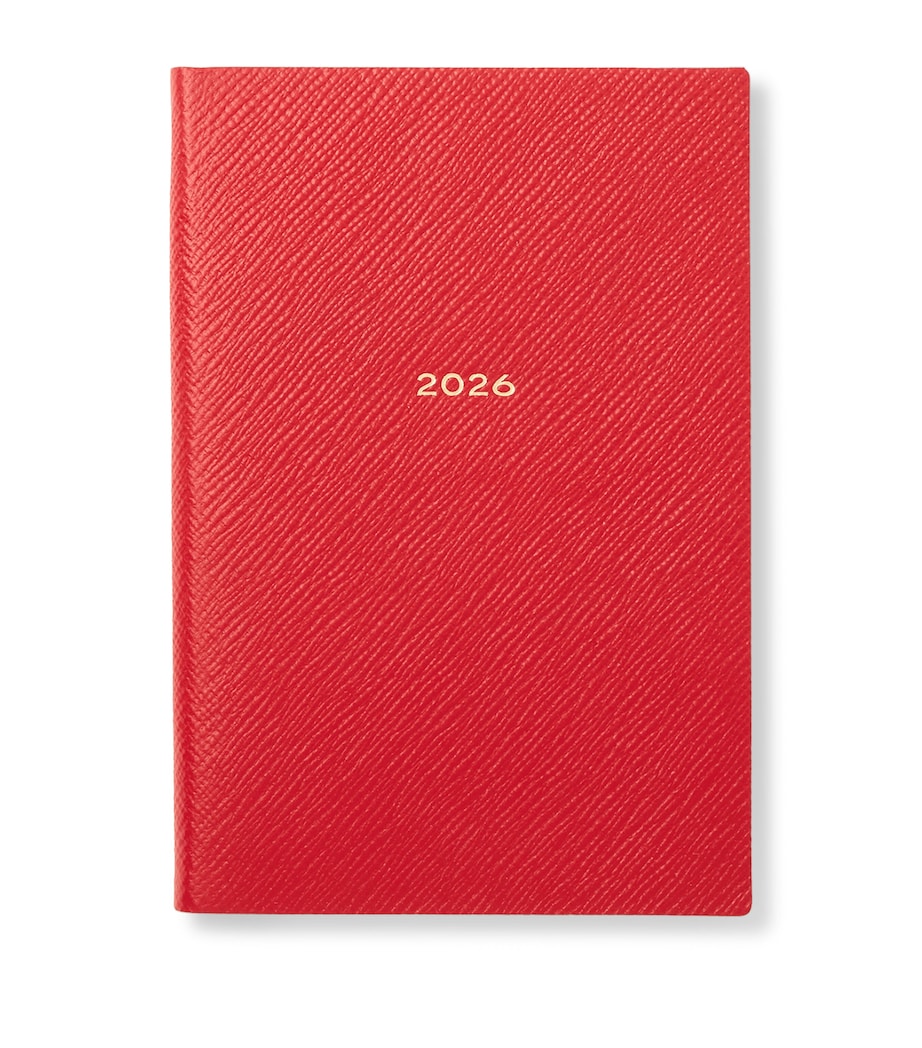 Grained Lambskin Chelsea Diary SCARLET RED Image 1