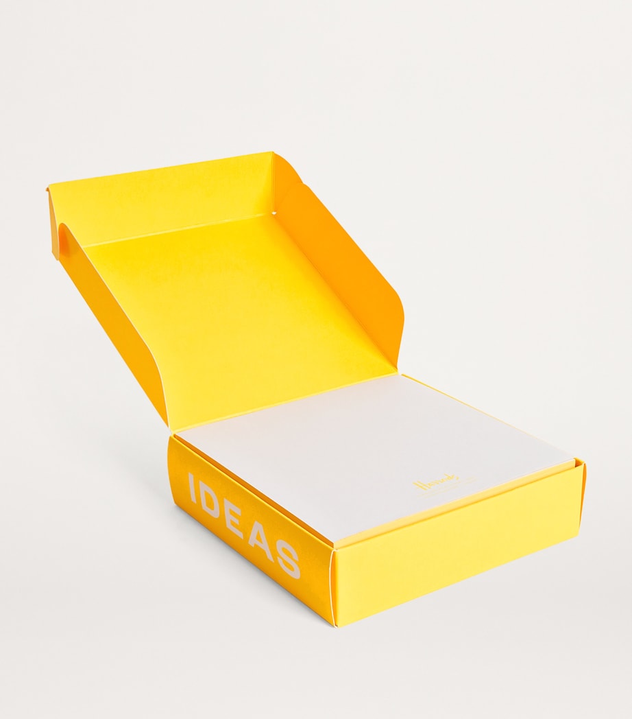 Harrods Logo Memo Block Yellow Image 2