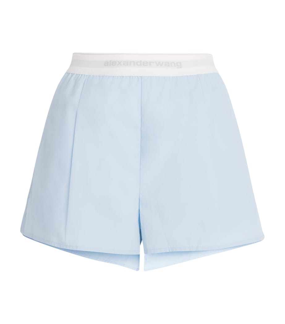 Cotton Logo Shorts 459B OXFORD BLUE Image 1