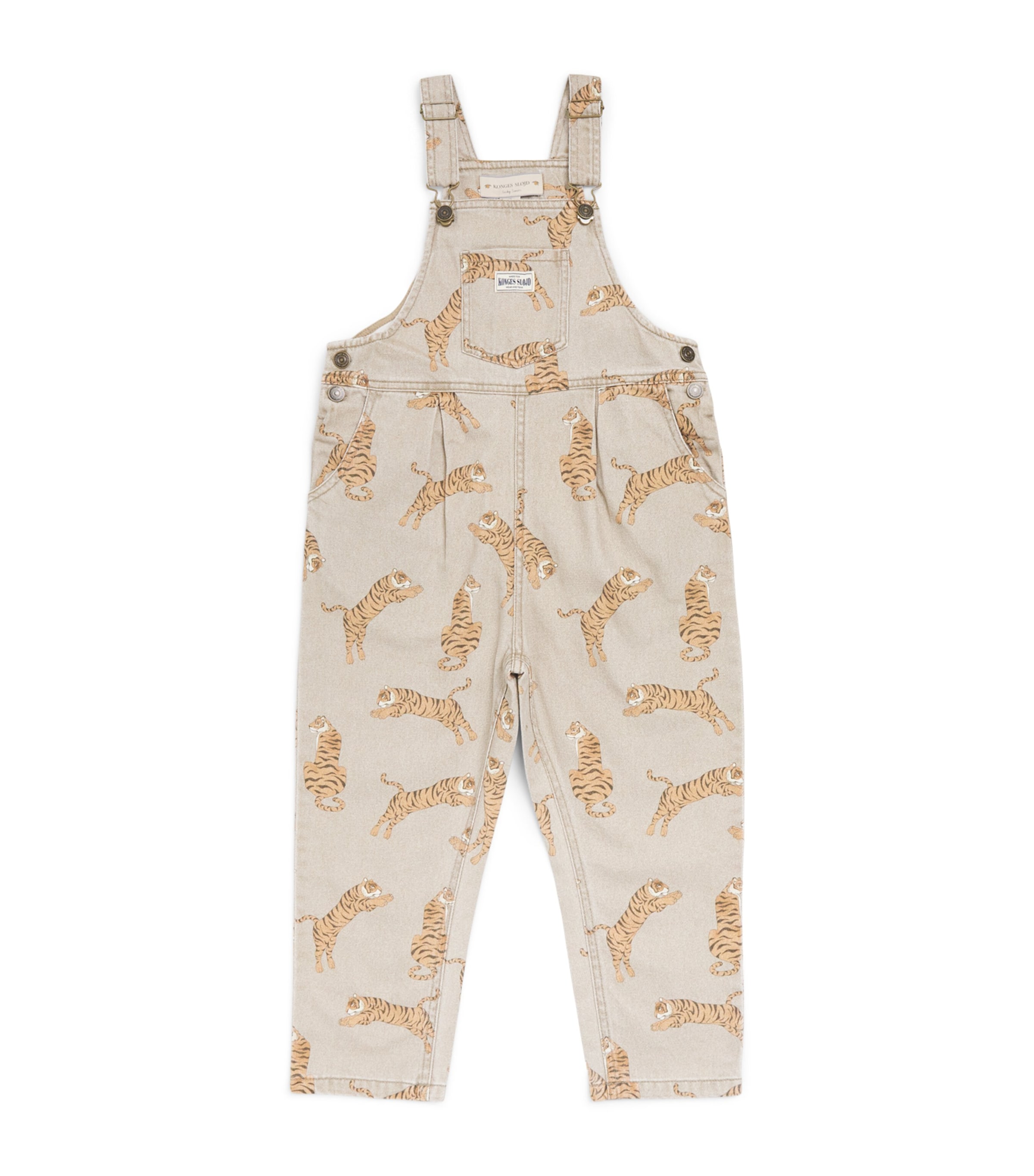 KONGES SLOJD Denim Tiger Magot Dungarees (9 Months-6 Years) Image 1