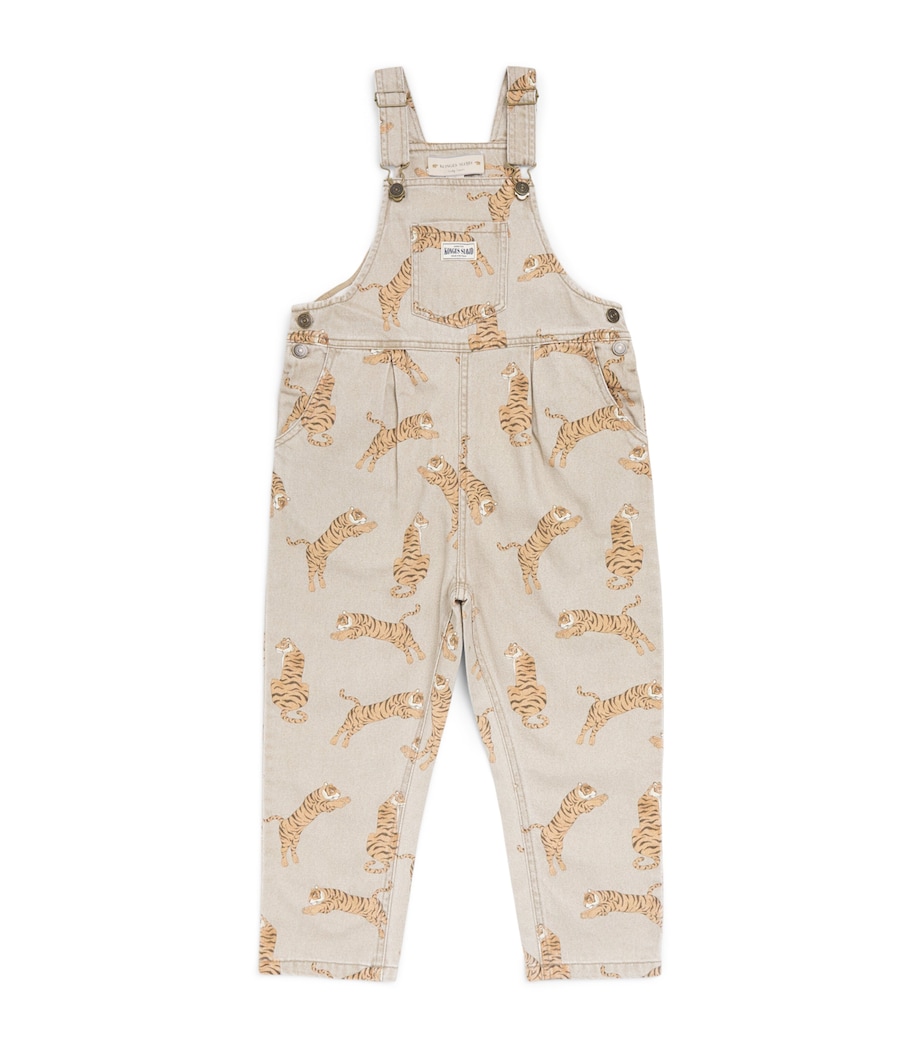 KONGES SLOJD Denim Tiger Magot Dungarees (9 Months-6 Years) Image 1