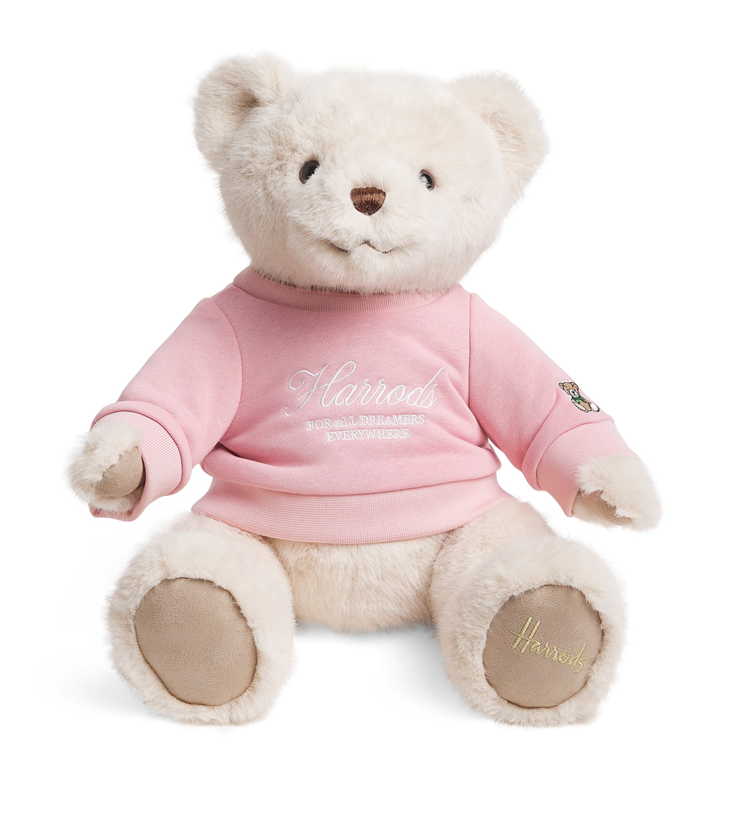 Harrods Jersey Bear (30cm) BEIGE Image 1