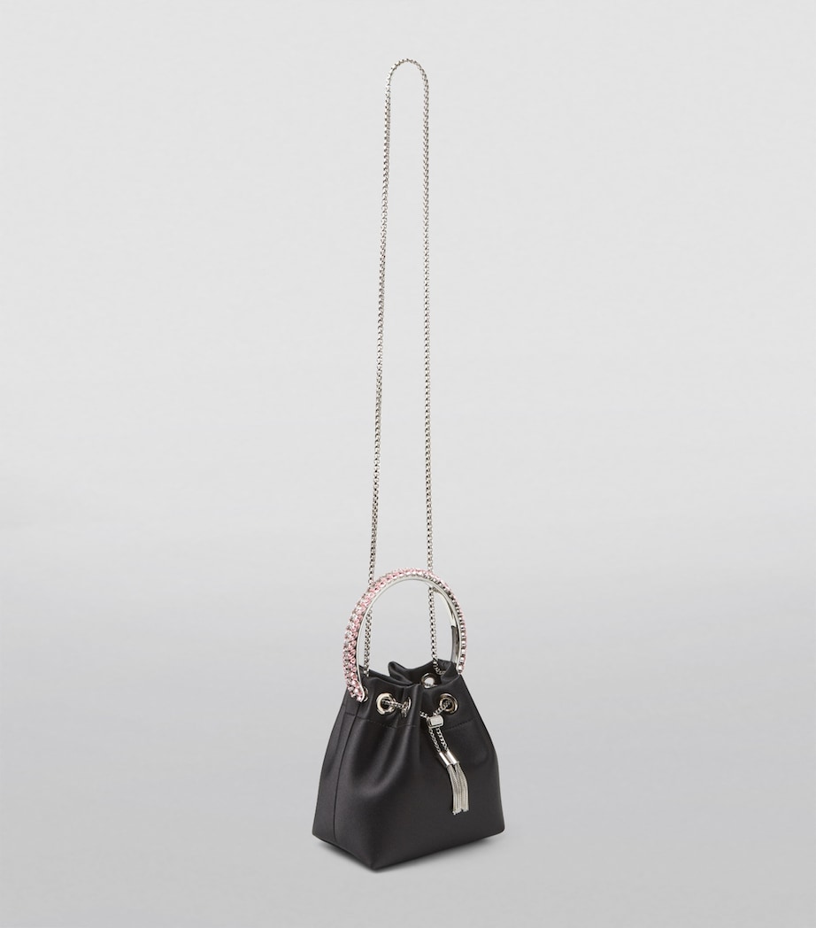 Bon Bon Top-Handle Bag BLACK/CRYSTAL Image 5