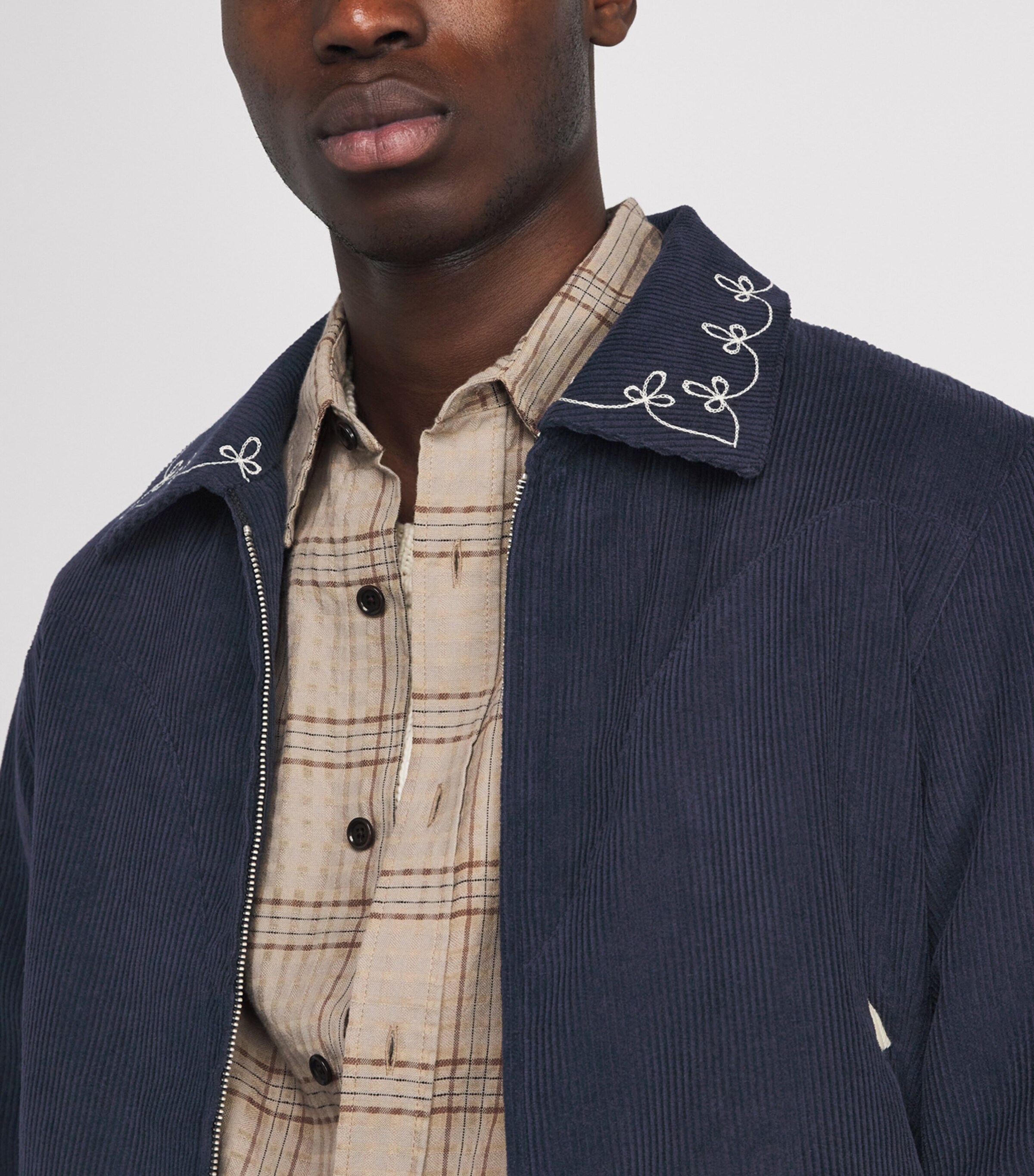 Cotton Corduroy Charro Jacket NAVY Image 6