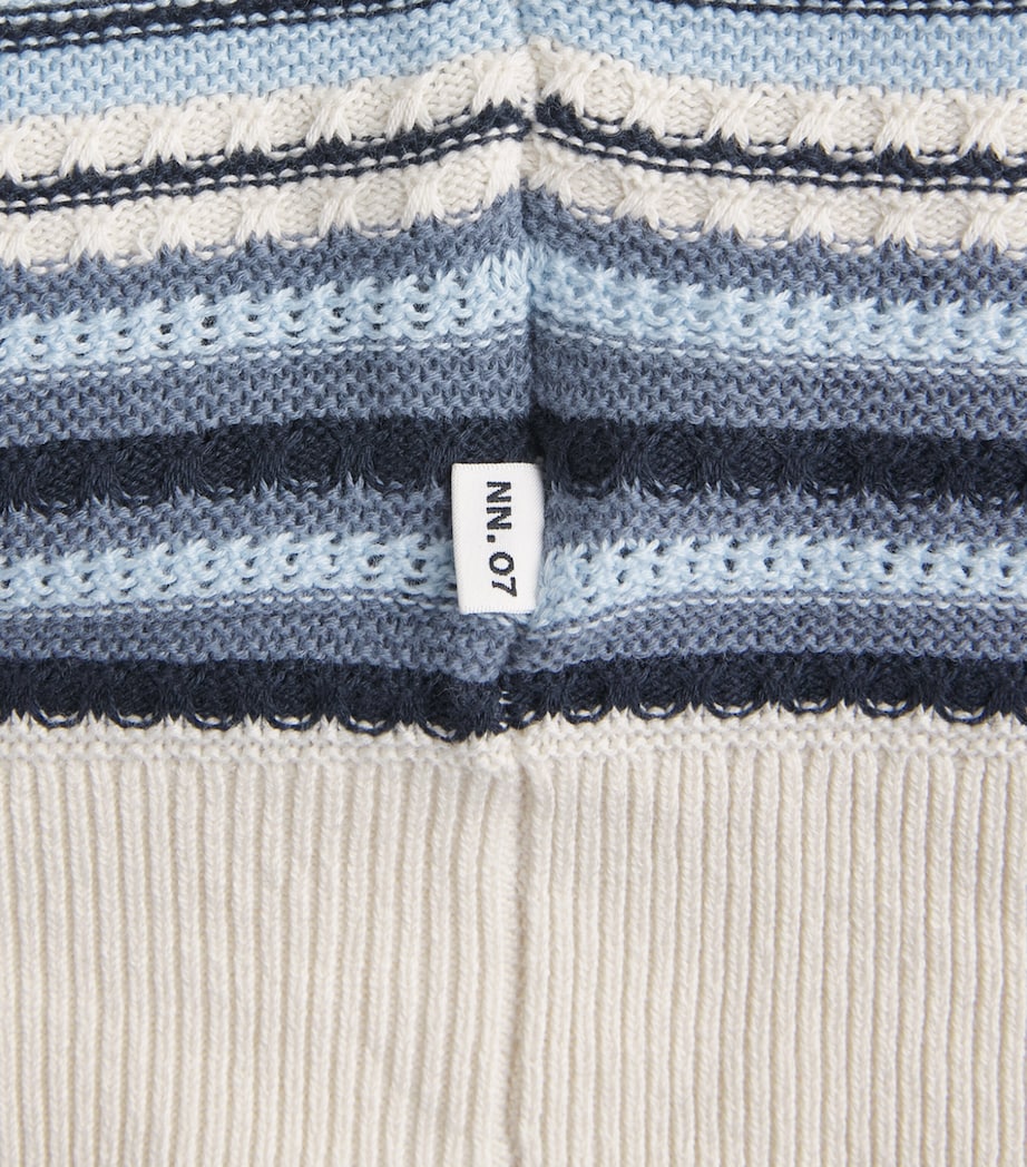 NN.07 Mens Organic Cotton Nolan Cardigan Navy Multi Image 6