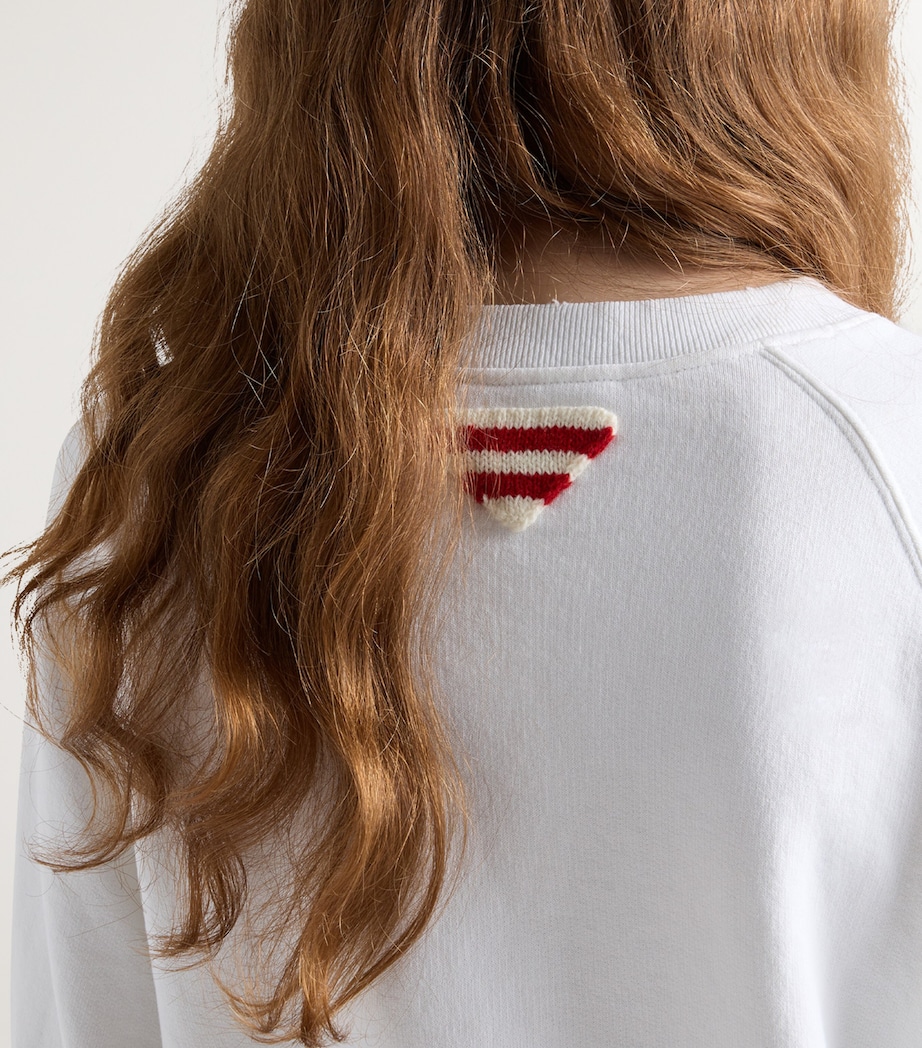 Cotton Crew-Neck Sweatshirt F0009 Image 6