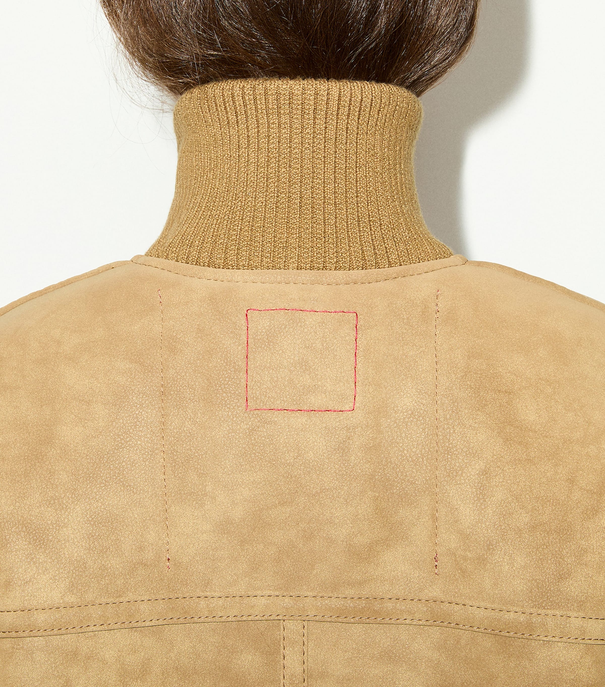 MAX&Co. Womens Aviator Short Coat Biscuit Image 6
