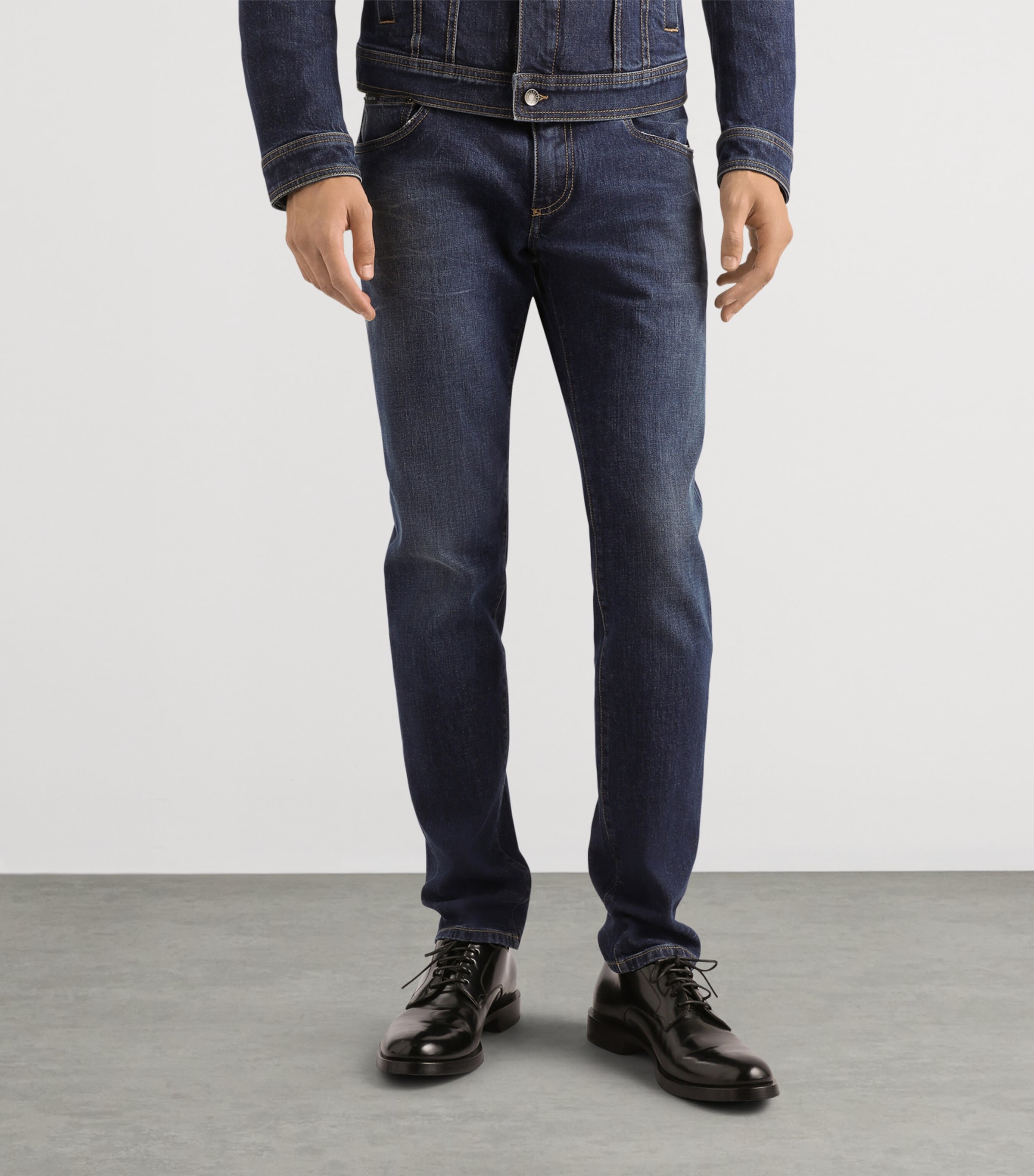 Embroidered Slim Jeans S9001-COMBINED Image 3