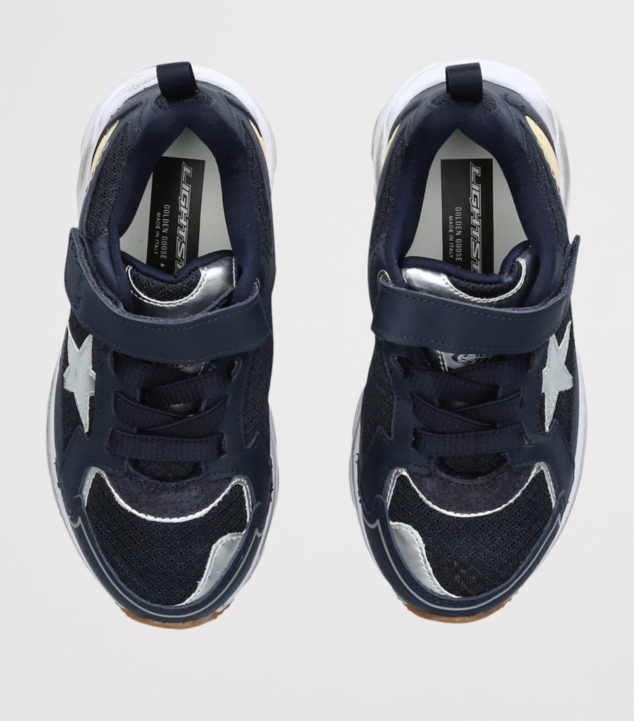 Golden Goose Leather Lightstar Sneakers Navy Image 4