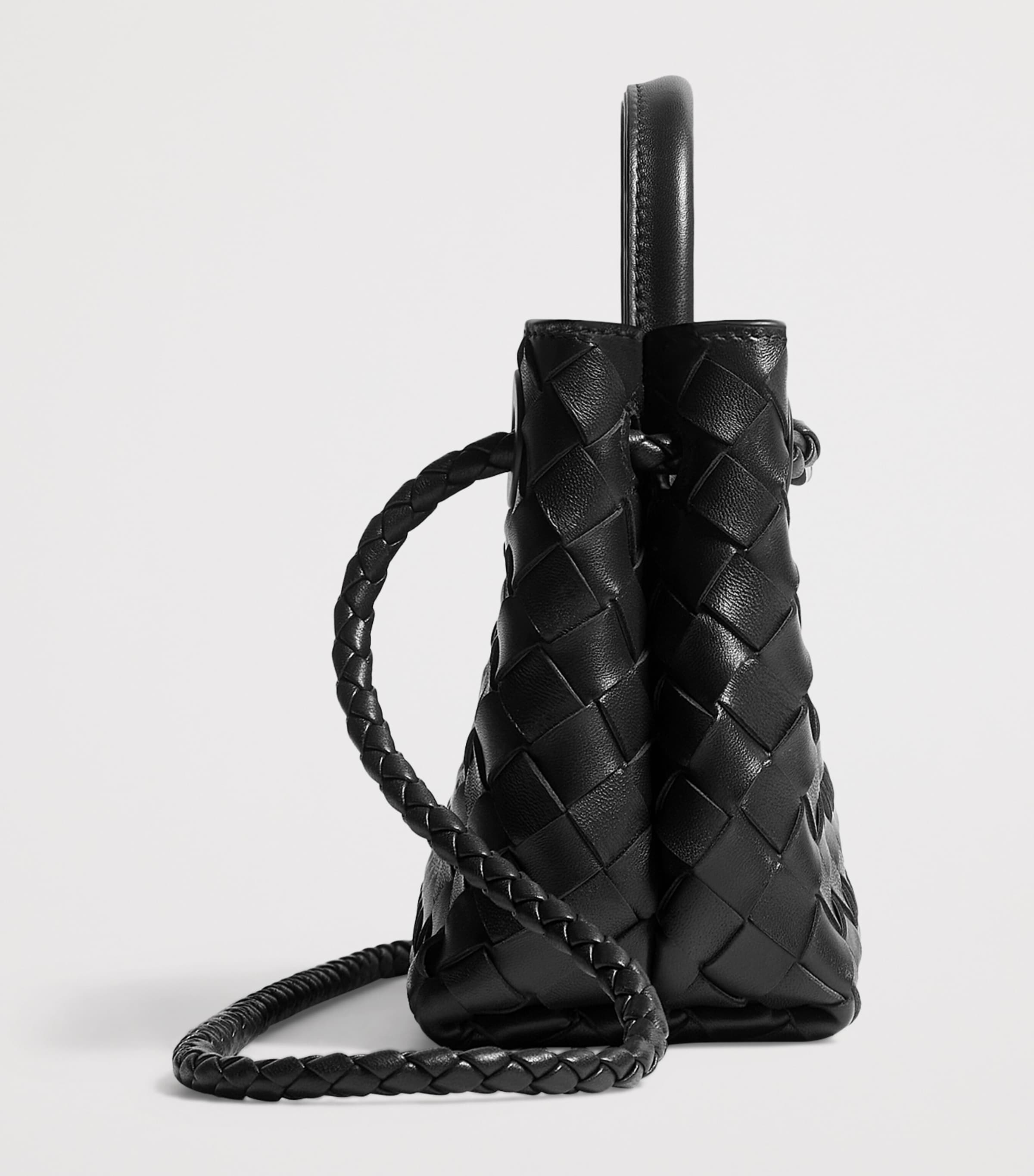 Bottega Veneta Mini Leather Andiamo Top-Handle Bag Image 2
