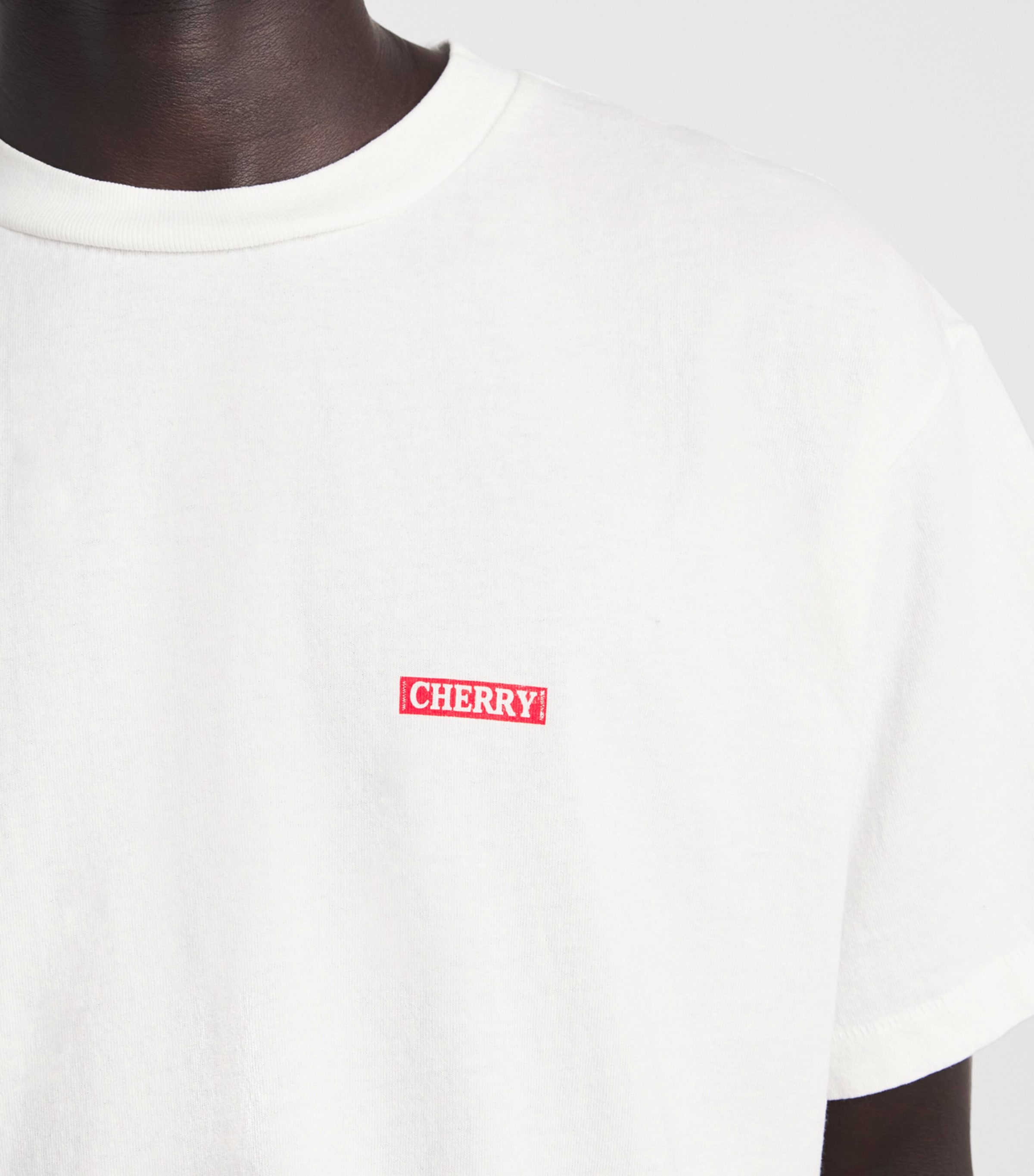 Cherry Los Angeles Mens Desert Boxy T-Shirt Vintage White Image 3
