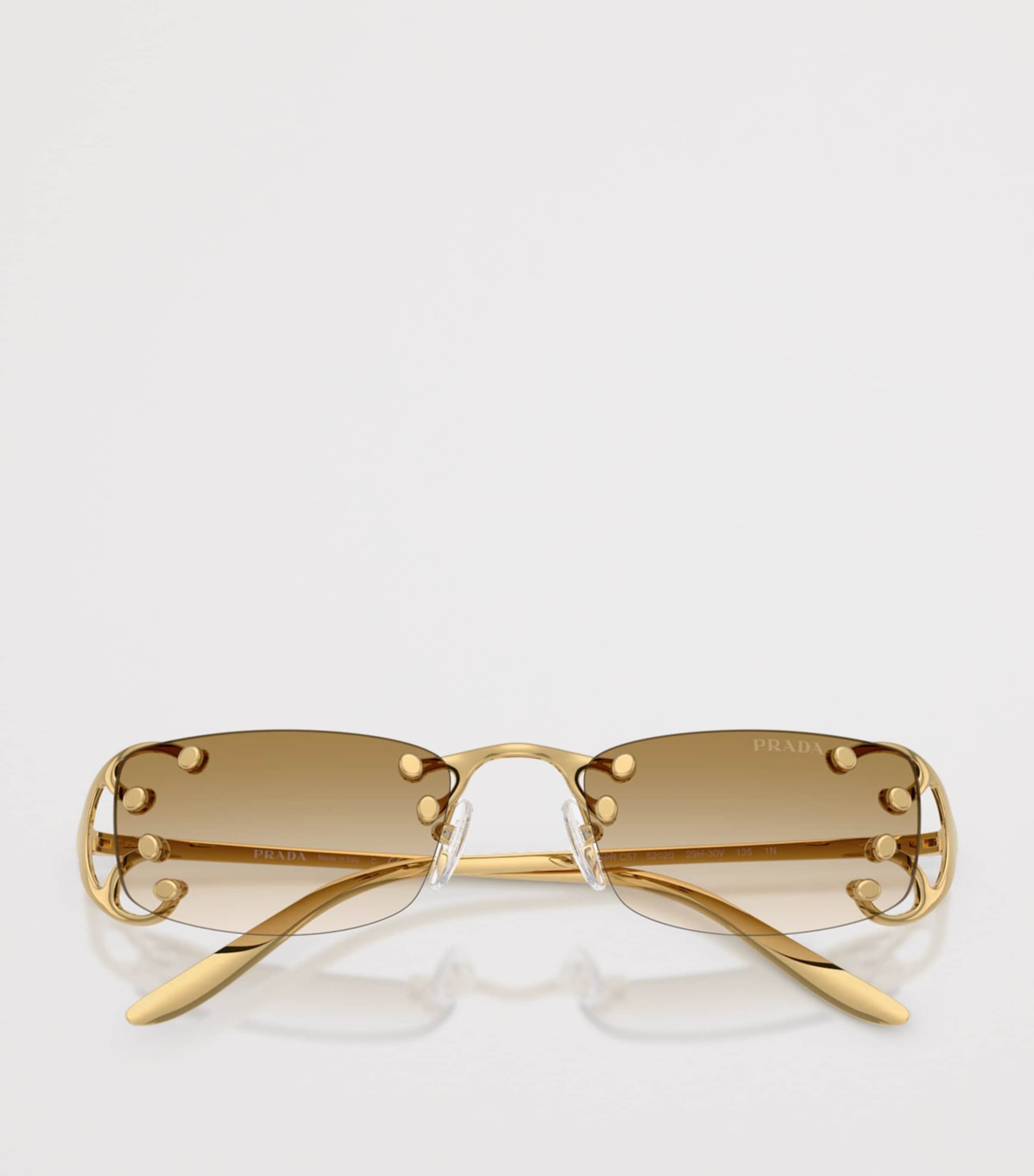 Metal Rectangular Sunglasses 29H30V Image 5