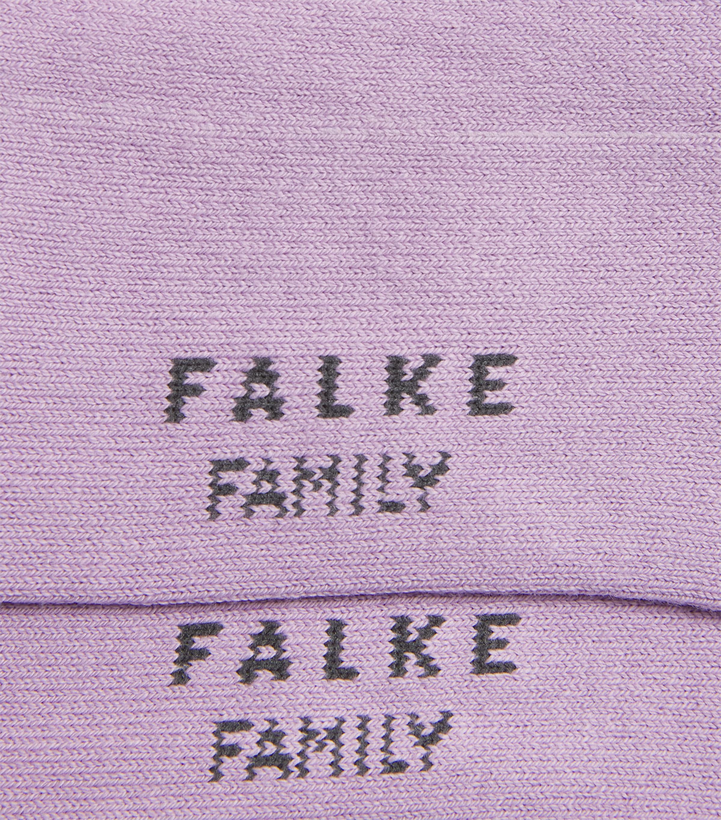 Cotton-Blend Family Socks 8972 MISTY LILA Image 2