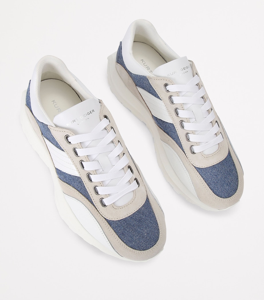 Denim-Suede Gaspar Sneakers DENIM Image 4
