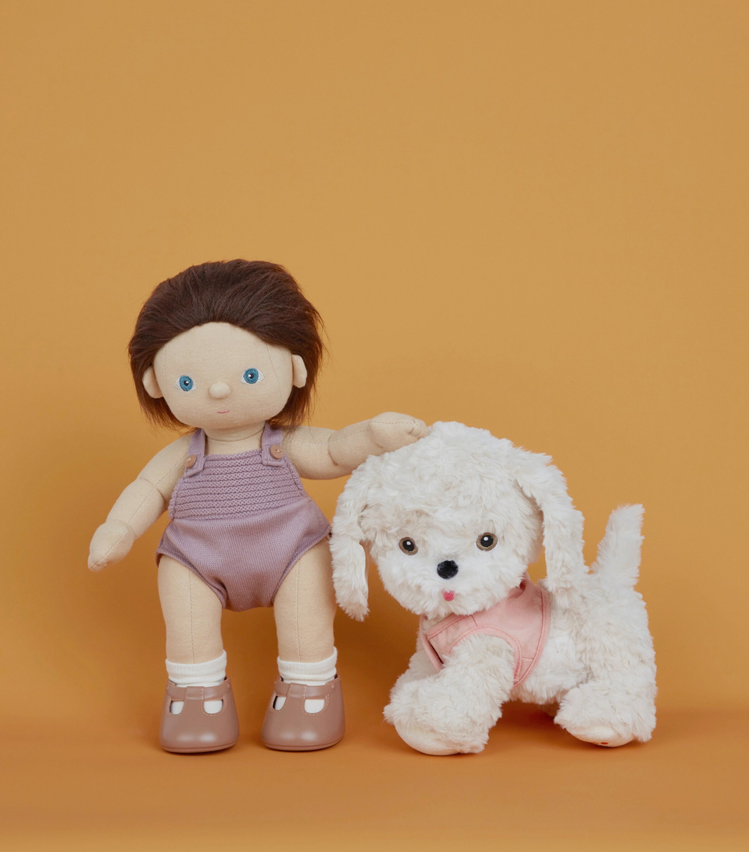 Olli Ella Dinkum Dog Cookie Soft Toy (22cm) Image 7
