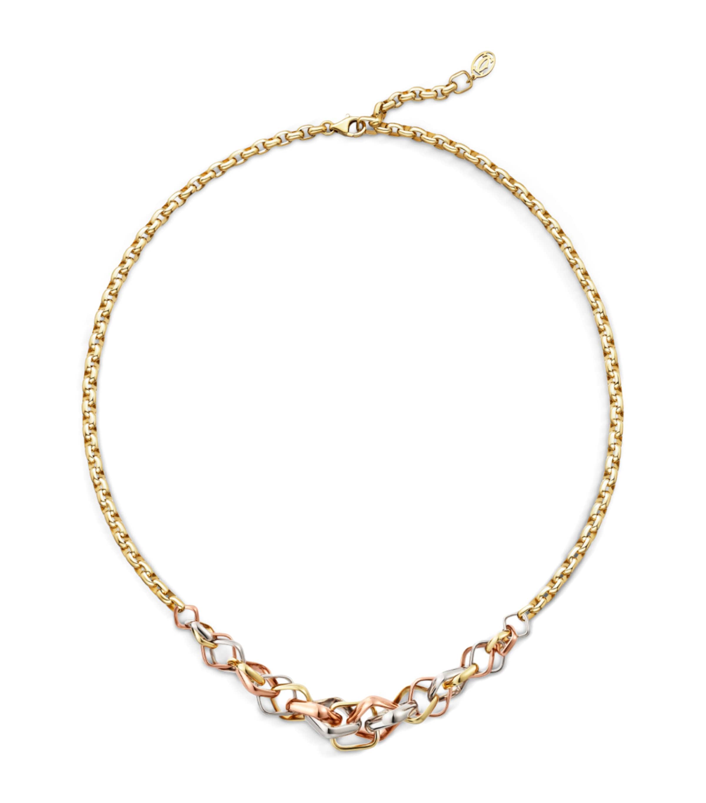 Cartier Medium Mixed Gold Trinity Necklace Image 1