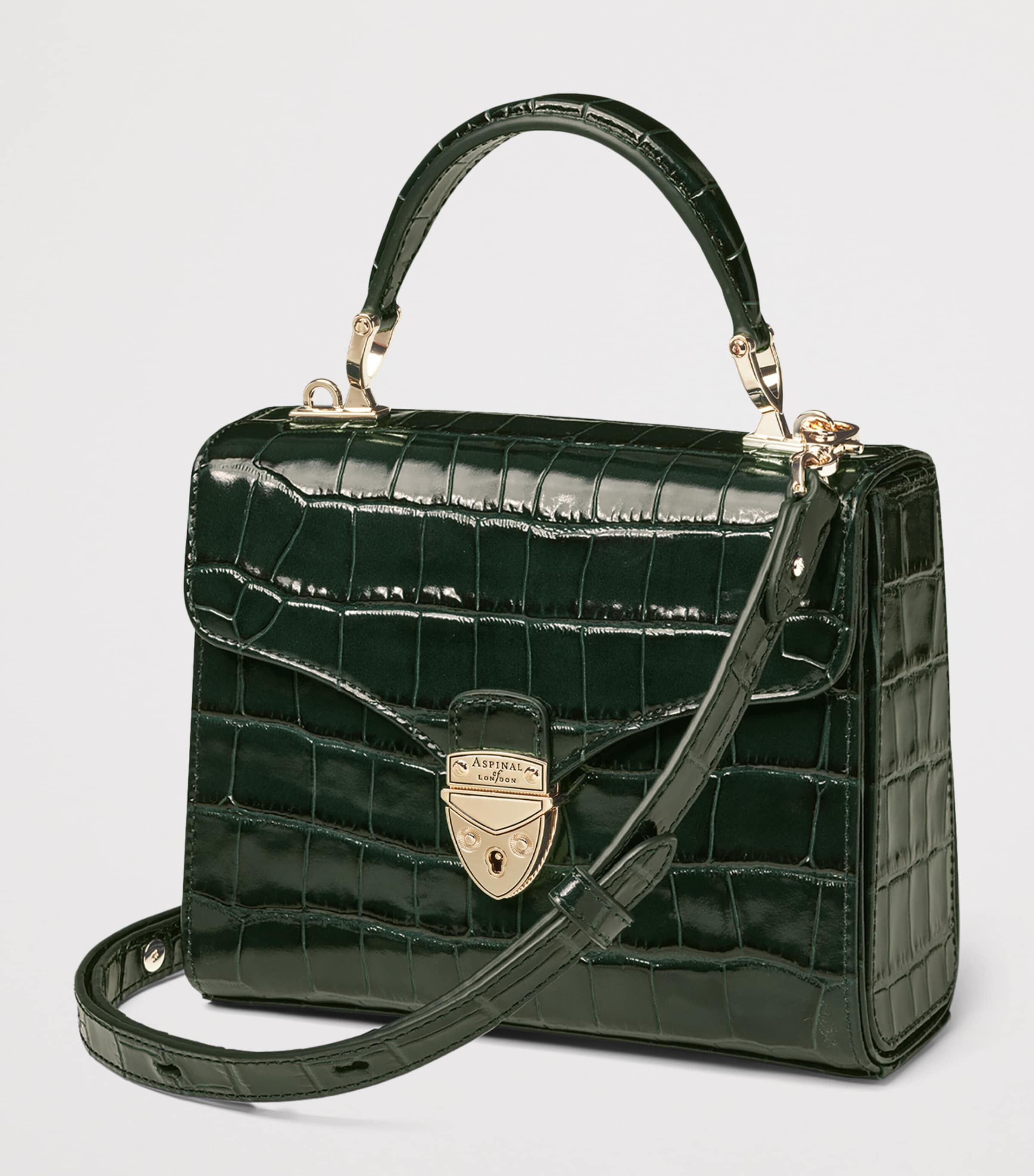 Aspinal Of London Midi Mayfair Top-Handle Bag Evergreen Image 2