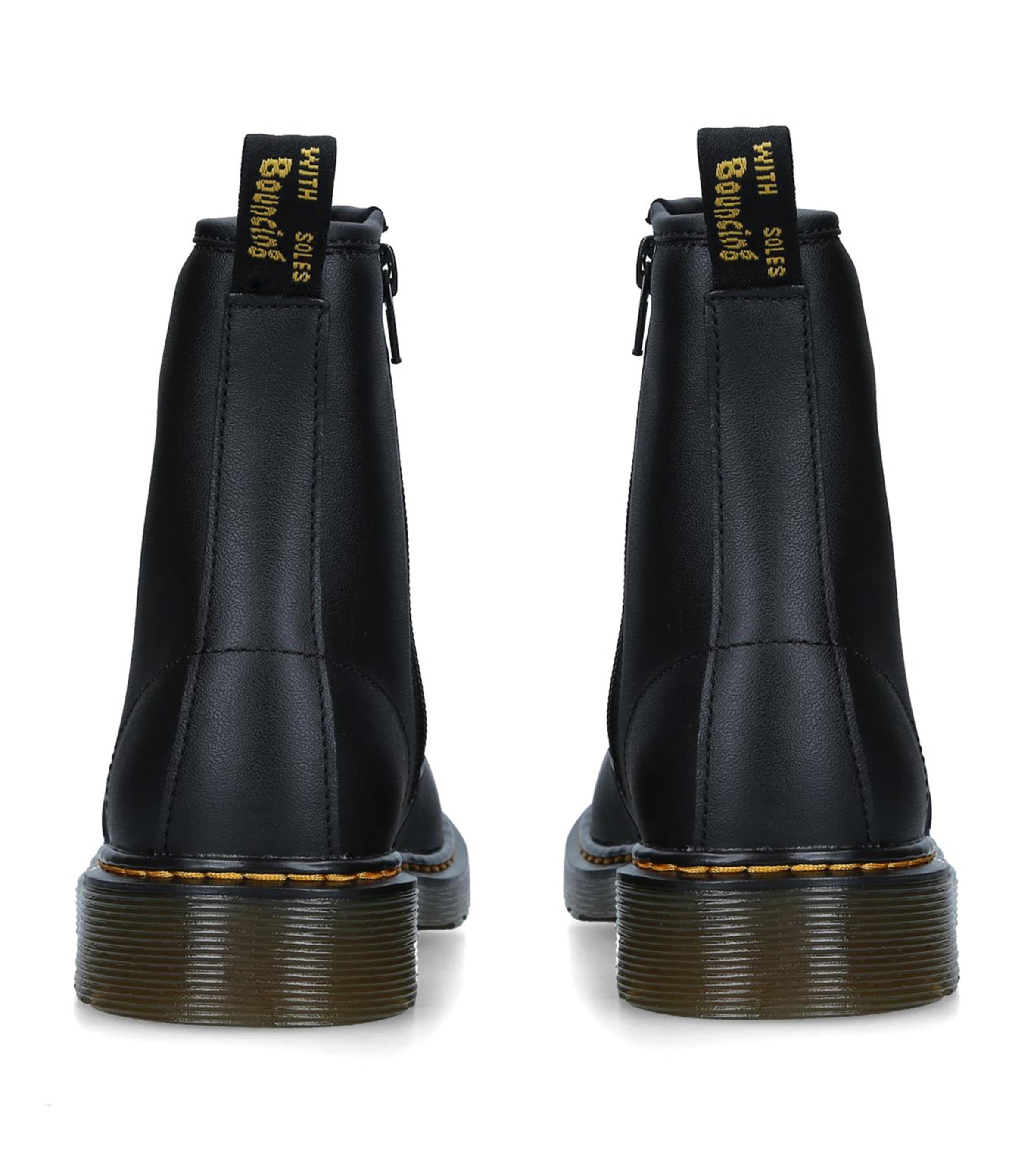 Leather 1460 8-Eye Boots BLACK Image 4