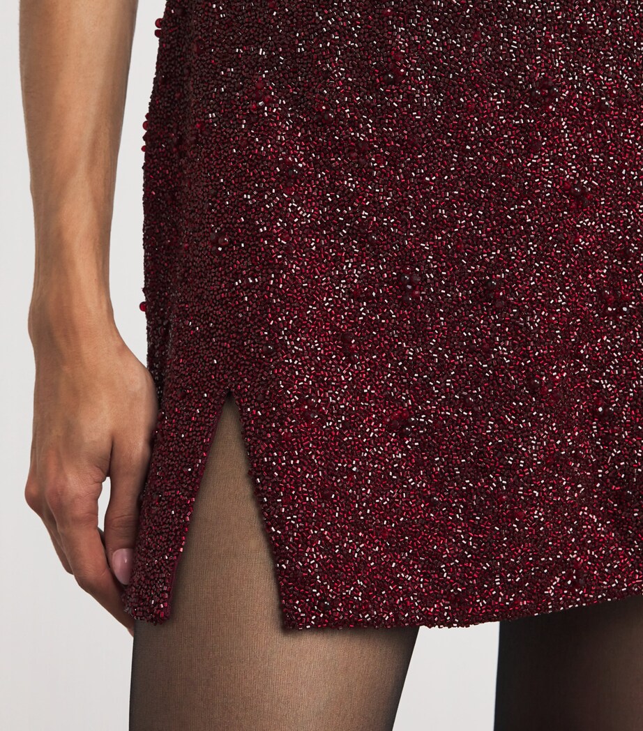Crystal Mini Dress RUBY Image 6
