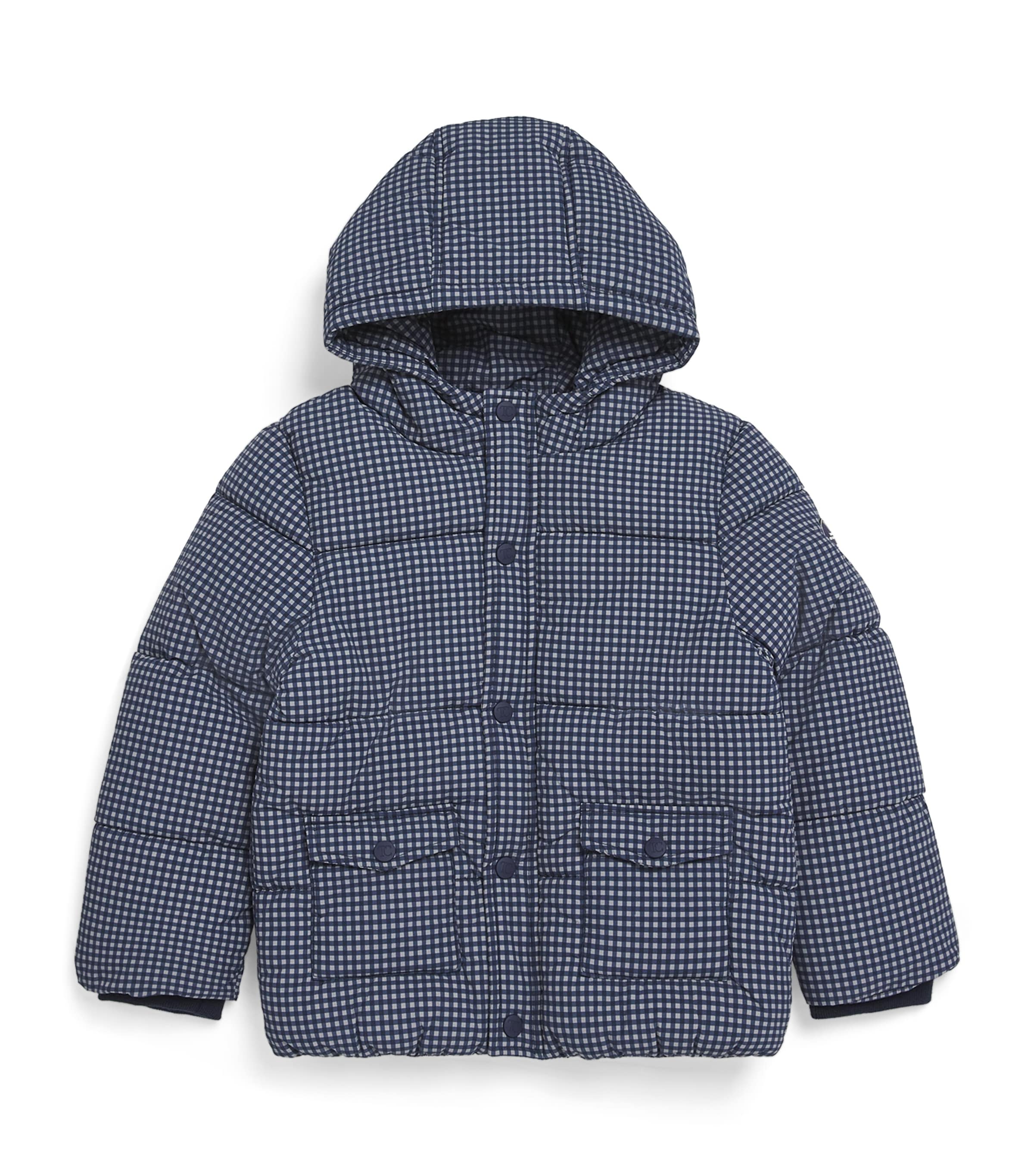 Tartine Et Chocolat Down-filled Puffer Coat In Blue