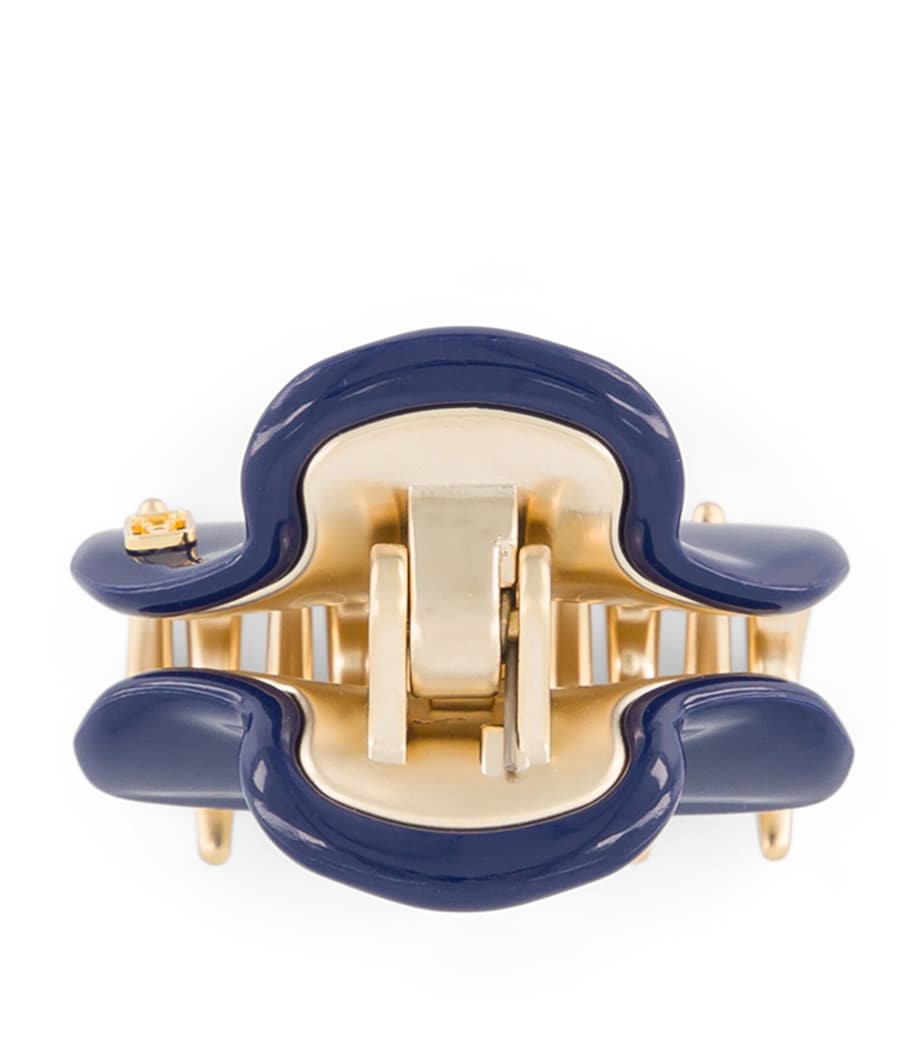 Gold-Plated Claw Hair Clip M5- MARINE/OR Image 3