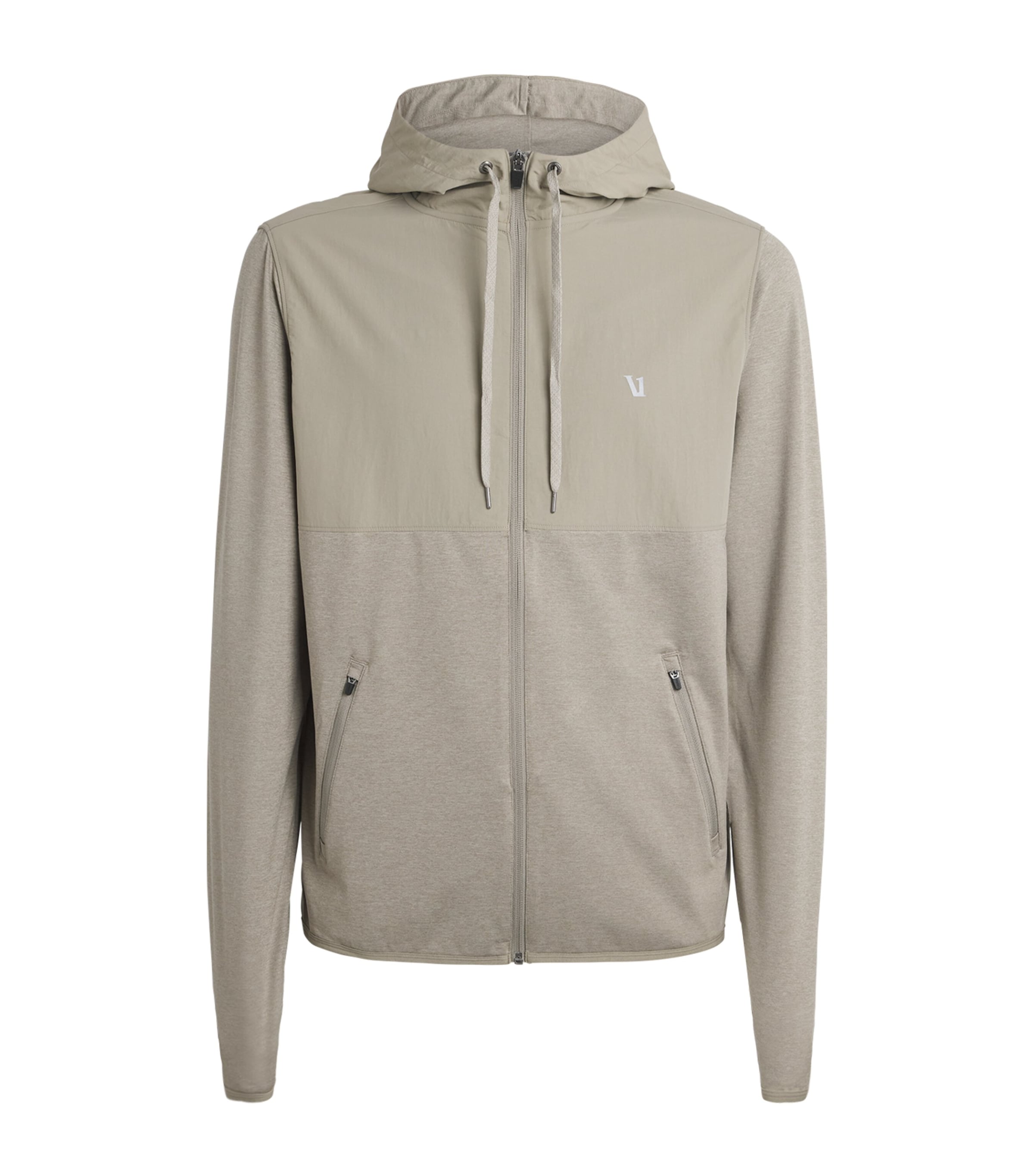 VUORI Mens Sunday Element Track Jacket Tih Biscotti He Image 1
