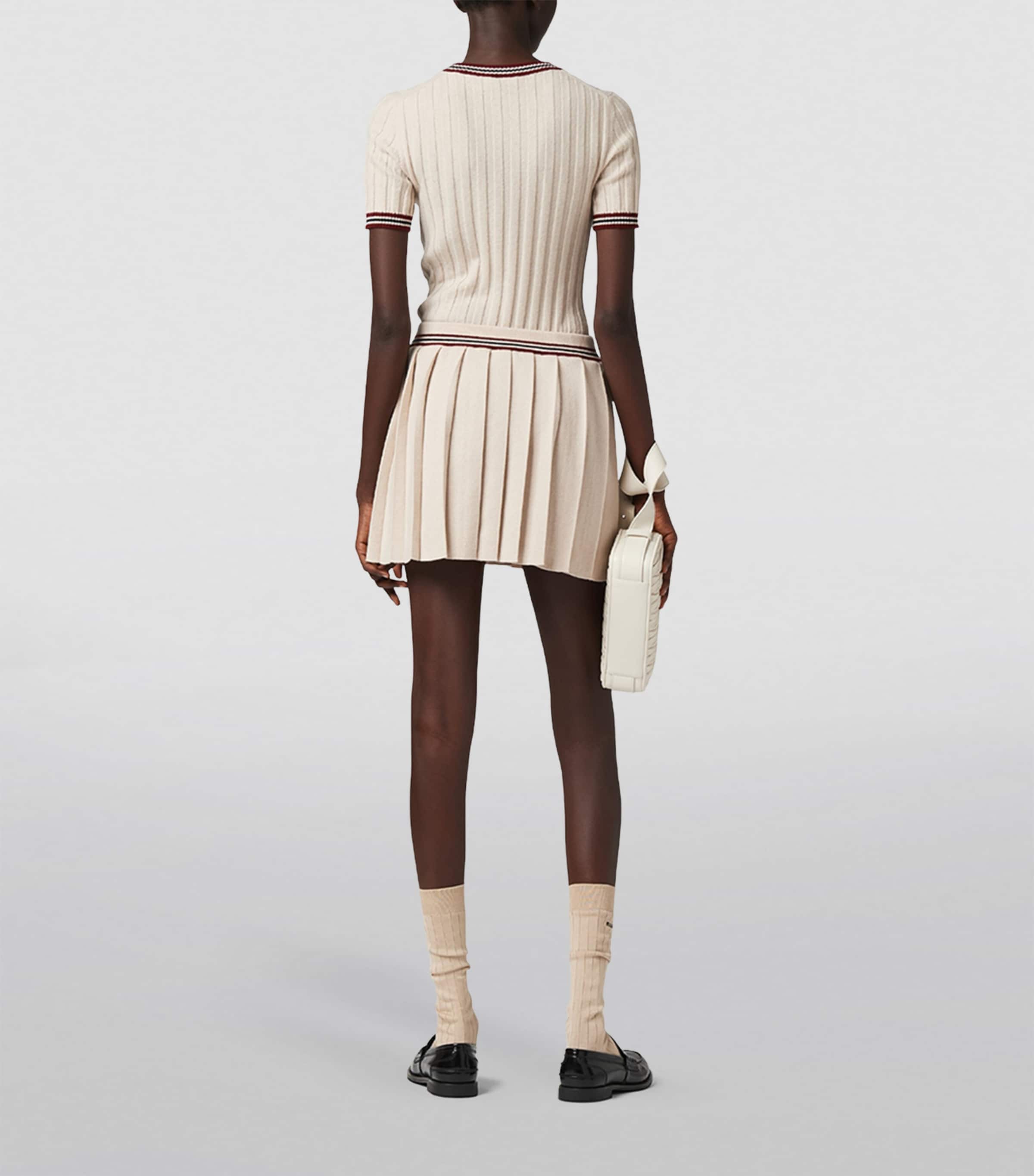 Cashmere Short-Sleeve Sweater F0018 Image 3