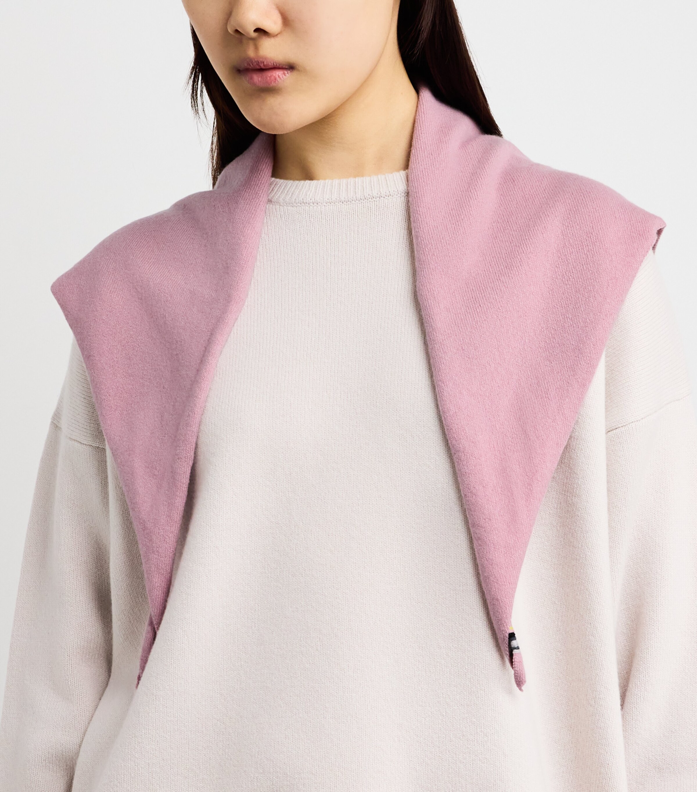 Cashmere-Blend No.35 Bandana ROSA Image 2