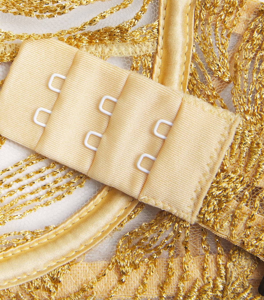 Celeste Plunge Bra GOLD Image 4