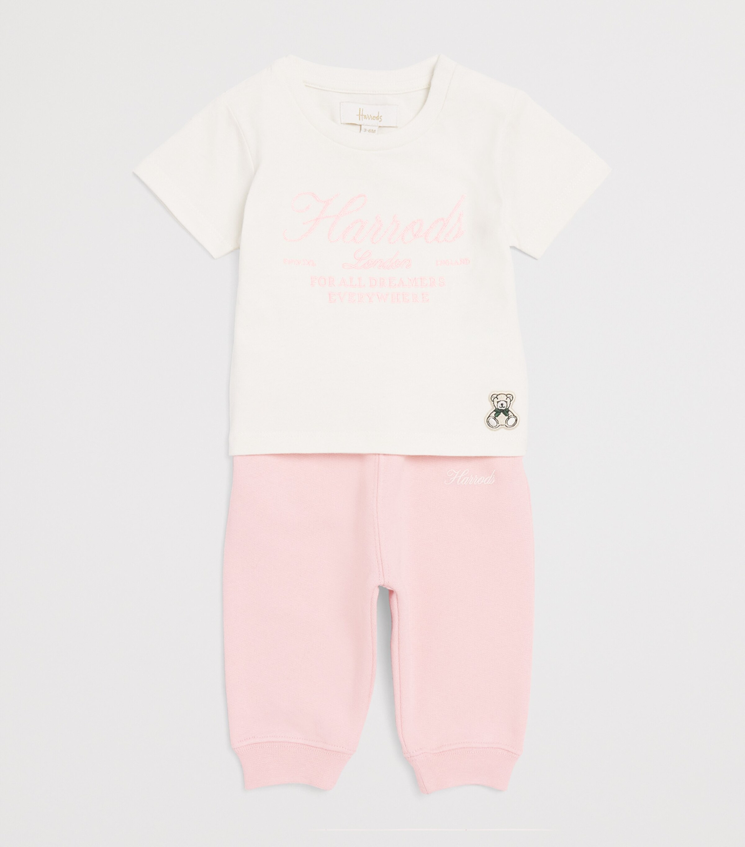 Cotton Logo T-Shirt (0-18 Monhs) PINK Image 3