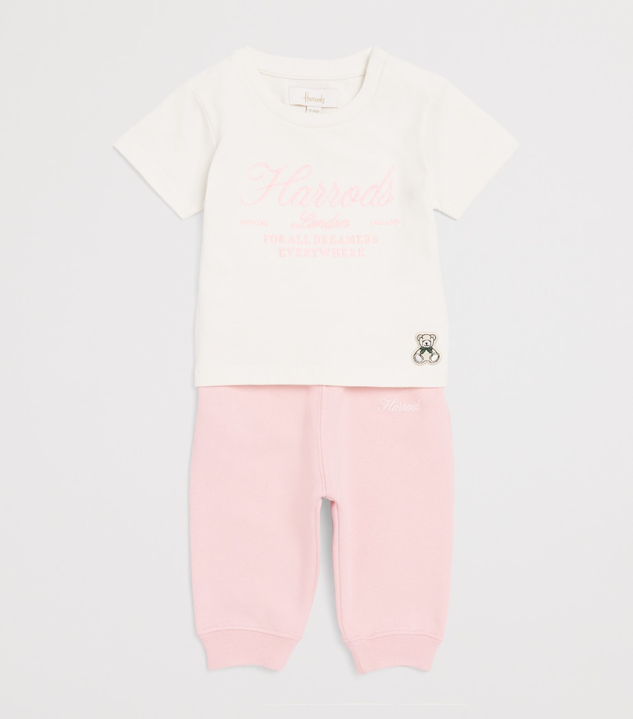 Cotton Logo T-Shirt (0-18 Monhs) PINK Image 3