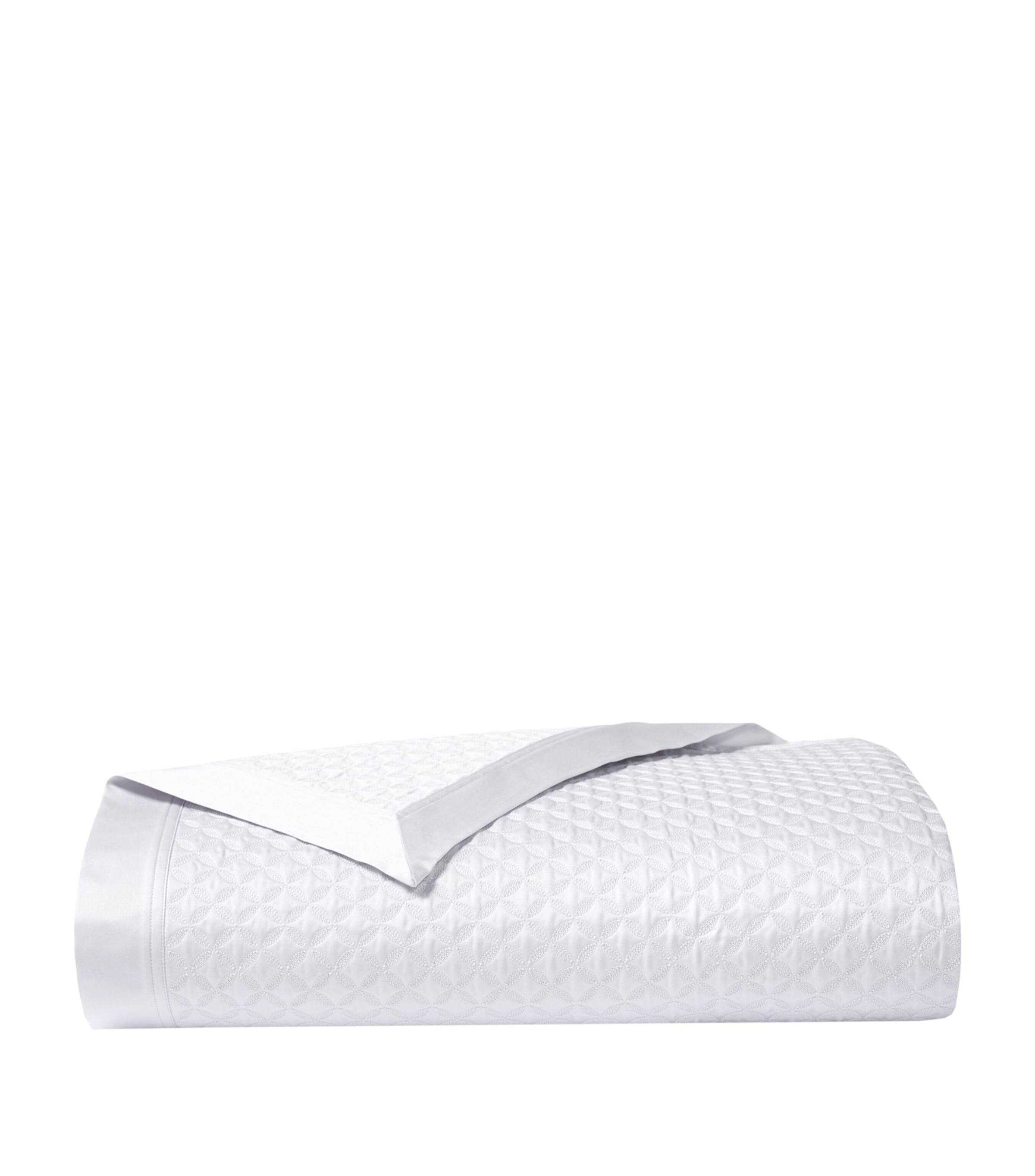 Yves Delorme Couture Cotton Adagio Double Bedspread (250cm x 250cm) Brume Image 2