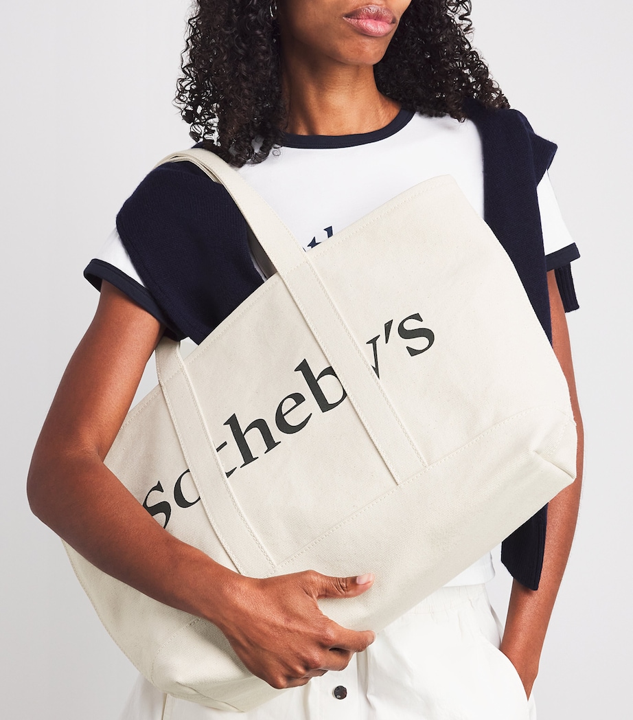 x Sotheby’s Cotton Canvas Tote Bag CREAM Image 2