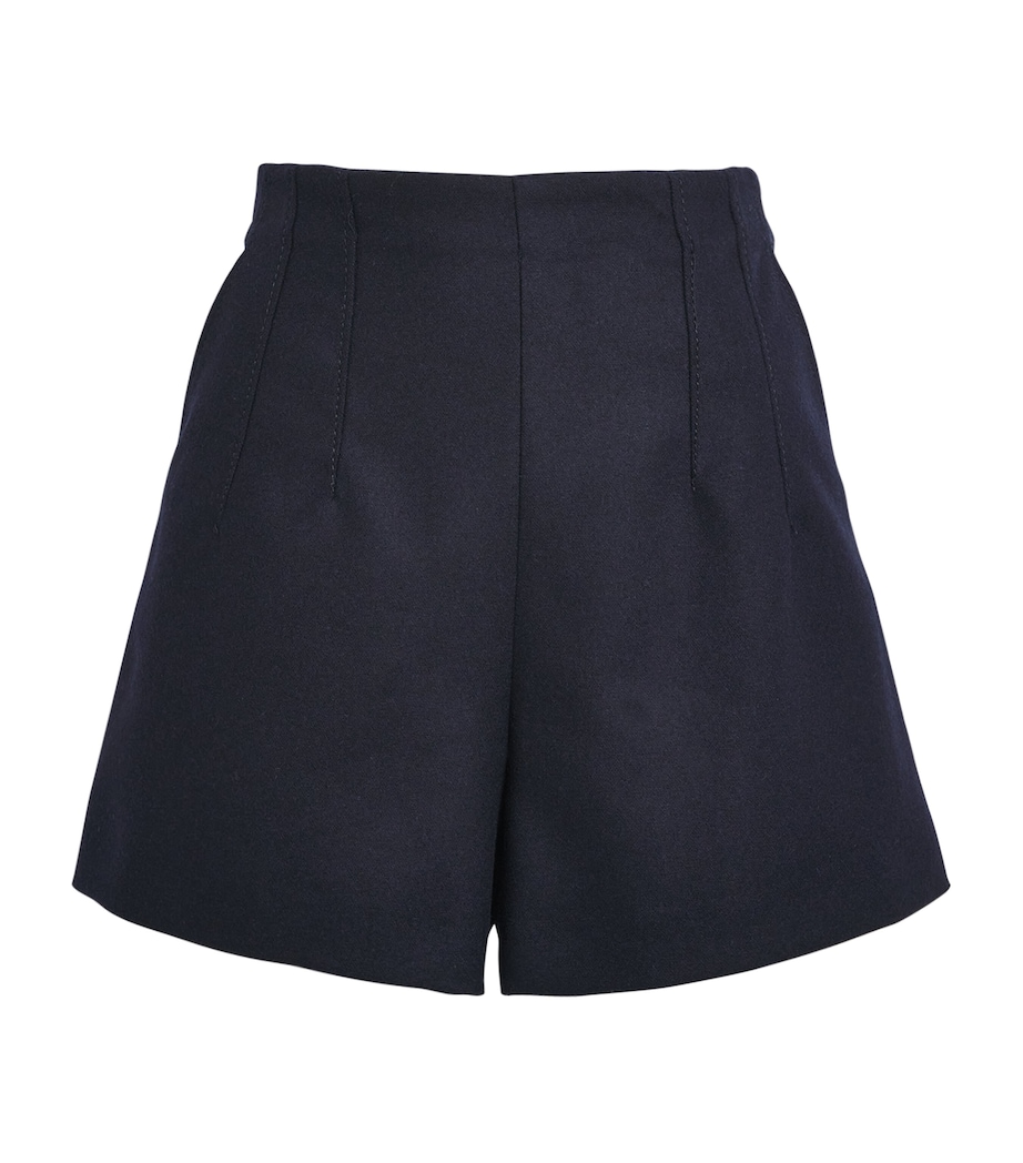 Wool-Blend Shorts NAVY Image 1