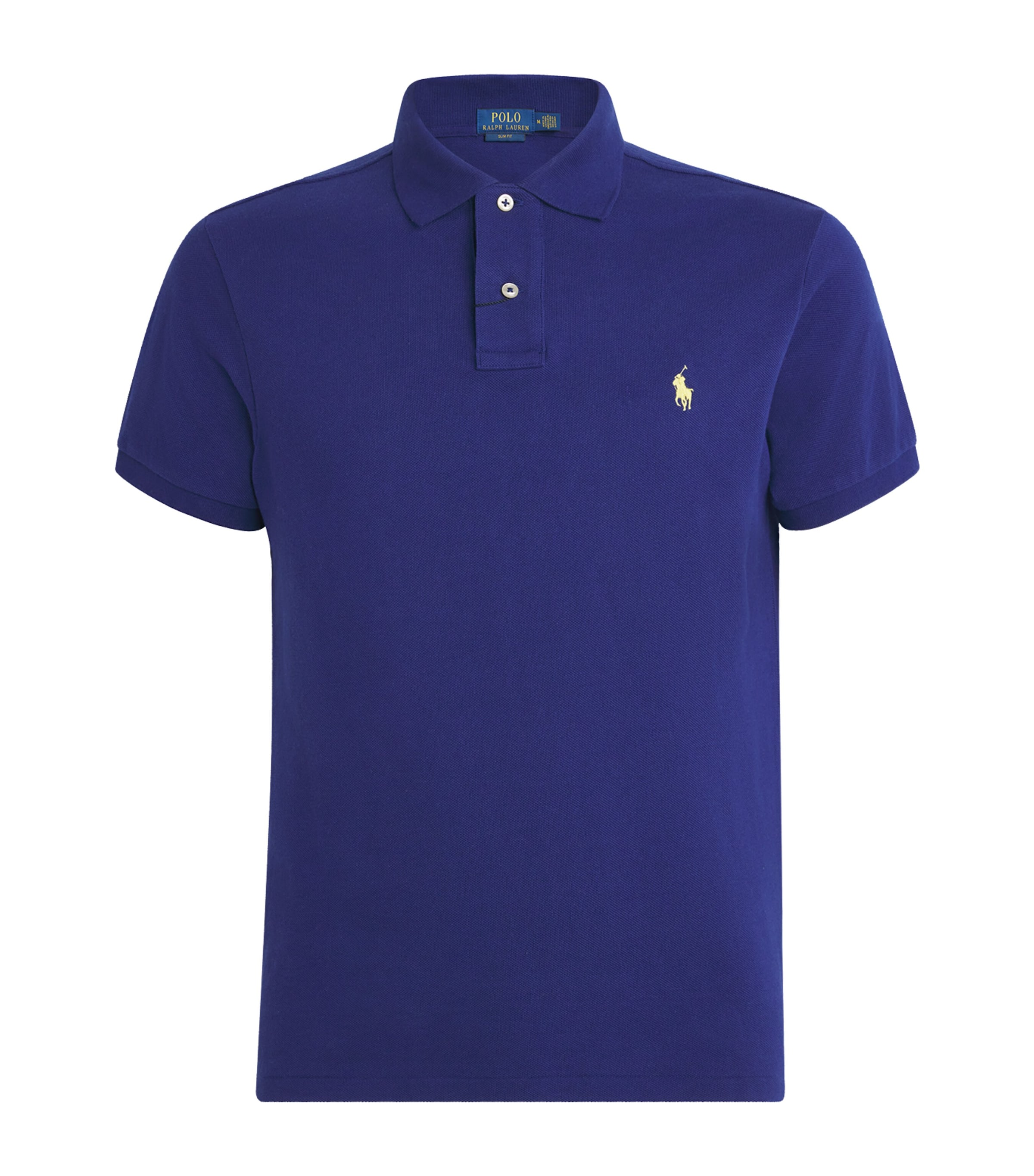 Polo by Ralph Lauren ネイビー ポロシャツ M Polo Ralph Lauren Black Cotton Mesh Slim-Fit Polo Shirt | Harrods US